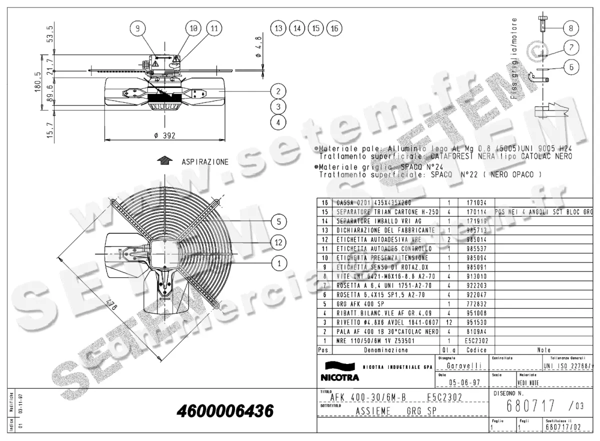 4624006436-VENTILATEUR NICOTRA GEBHARDT AFK400.30.6MB *680717*