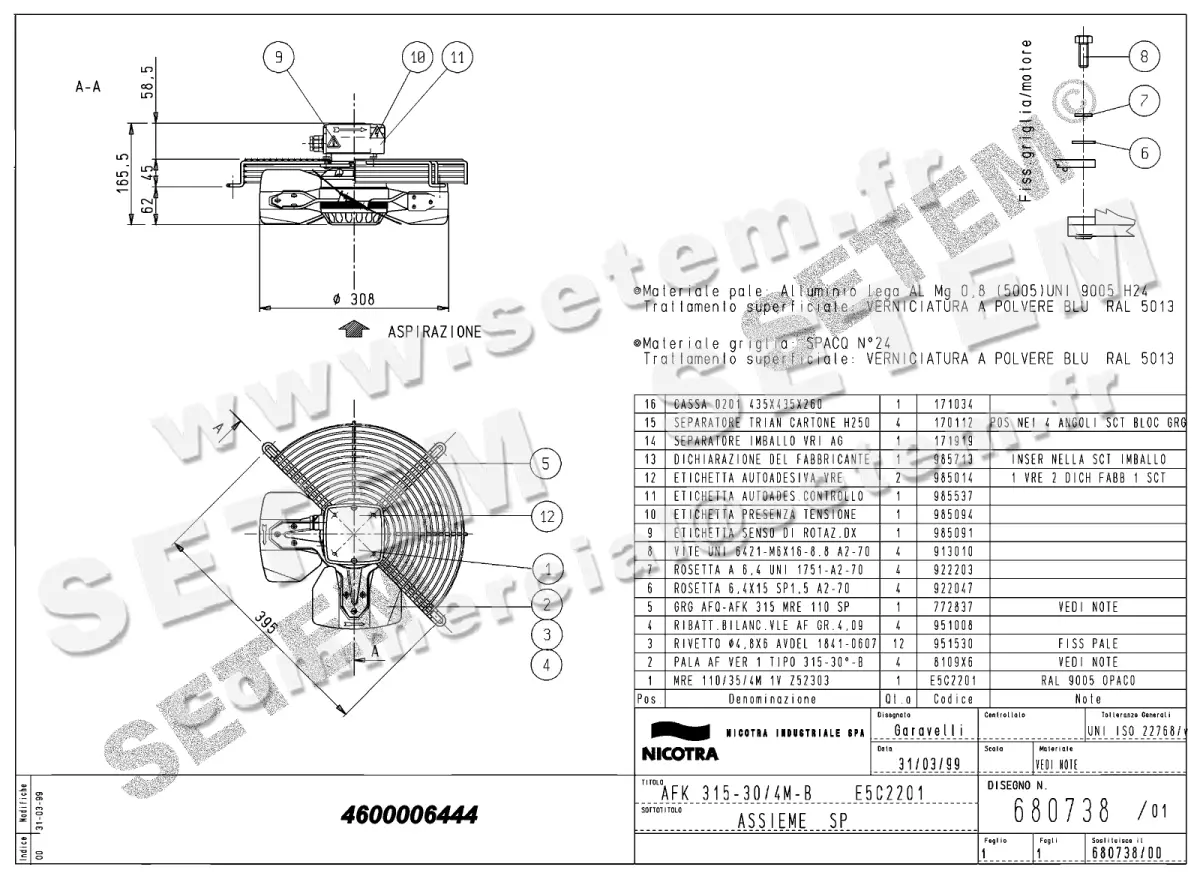 4624006444-VENTILATEUR NICOTRA GEBHARDT AFK315.30.4MB *680738*