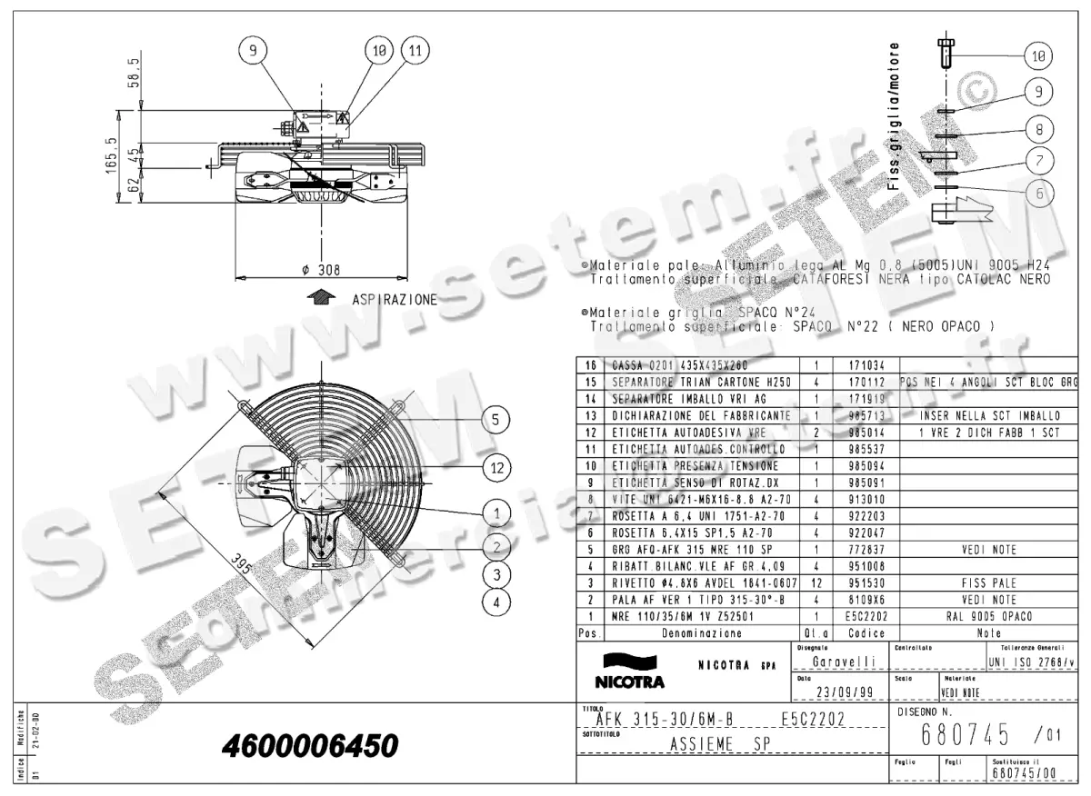 4624006450-VENTILATEUR NICOTRA GEBHARDT AFK315.30.6MB *680745*