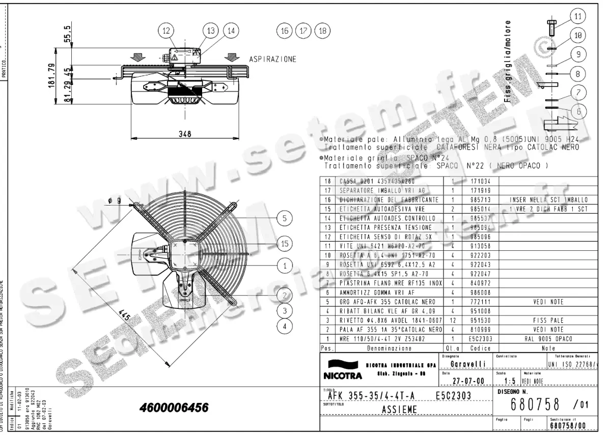 4624006456-VENTILATEUR NICOTRA GEBHARDT AFK355.35.4TA *680758*