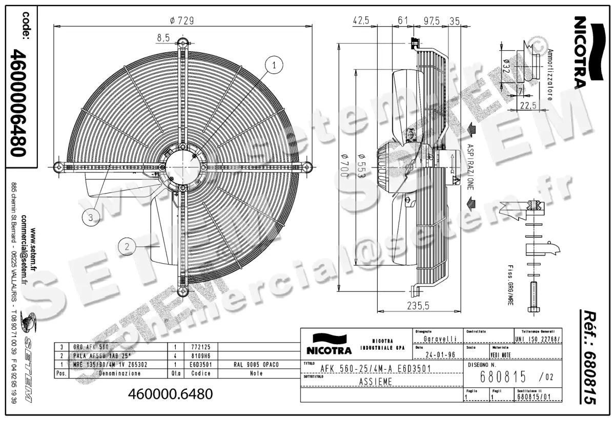 4624006480-VENTILATEUR NICOTRA GEBHARDT AFK560.25.4MA E6D3501 *680815* 2