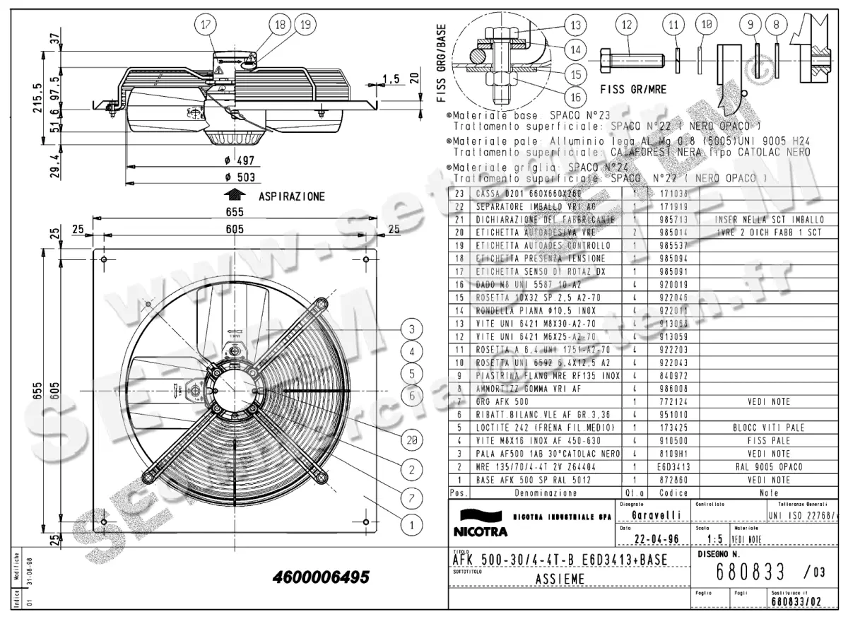 4624006495-VENTILATEUR NICOTRA GEBHARDT AFK500.30.4TB *680833*