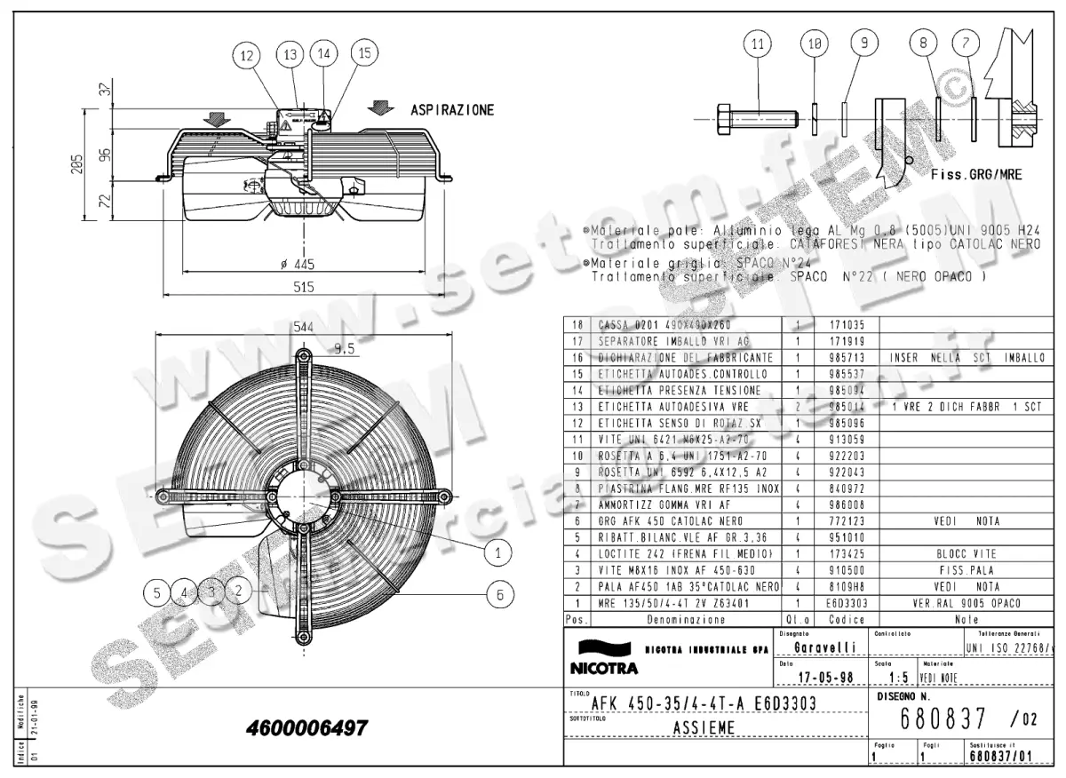 4624006497-VENTILATEUR NICOTRA GEBHARDT AFK450.35.4TA *680837*