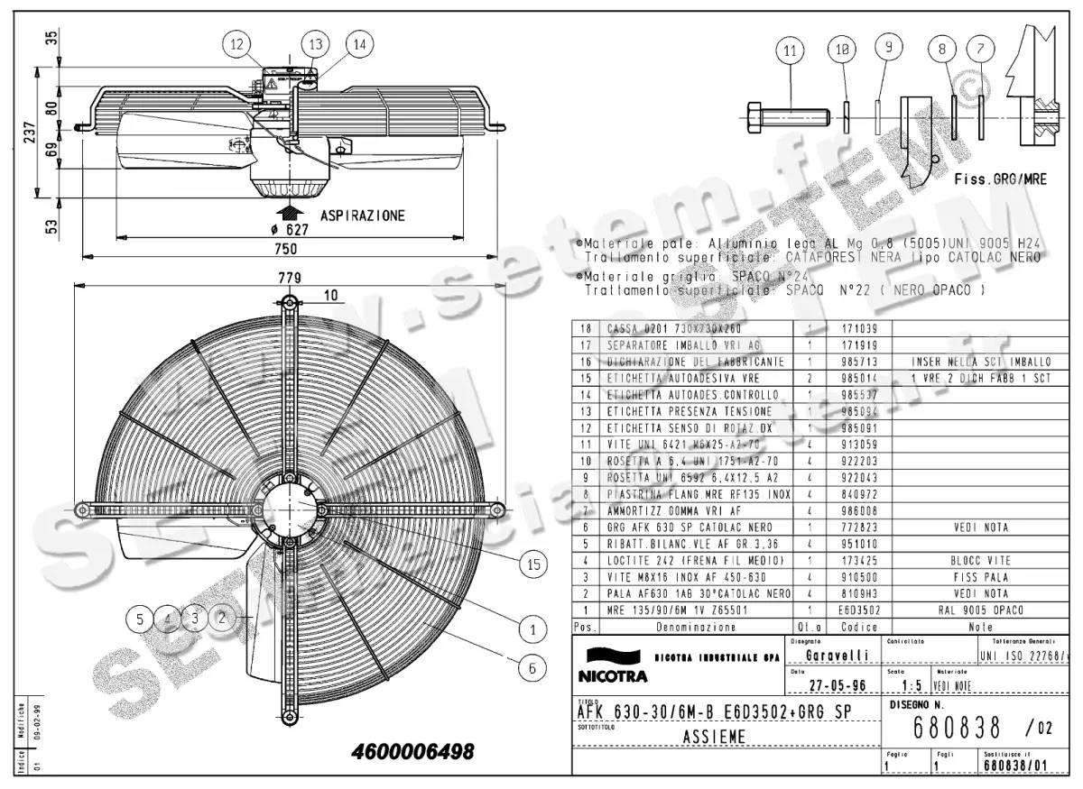 4624006498-VENTILATEUR NICOTRA GEBHARDT AFK630.30.6MB *680838*