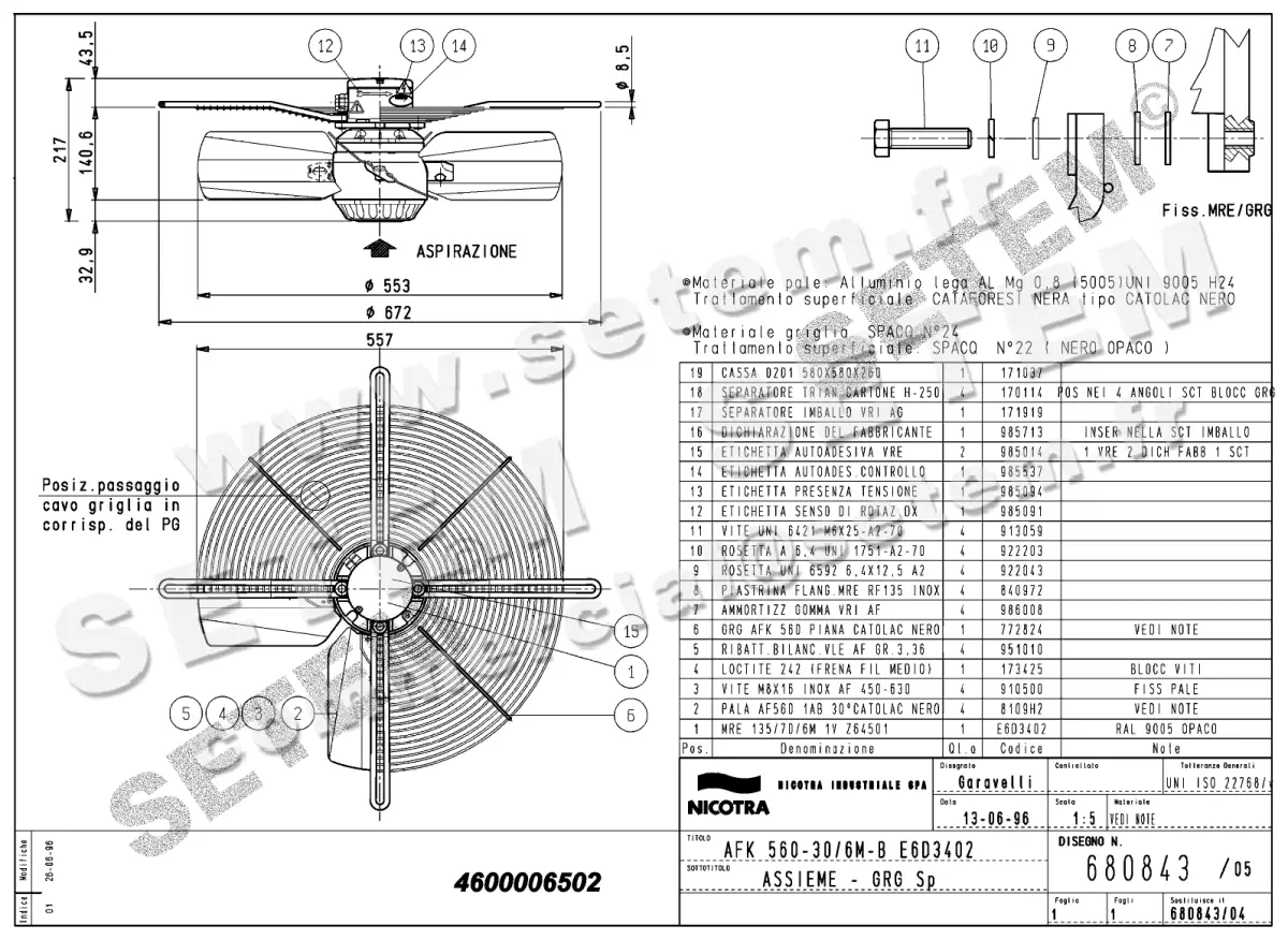 4624006502-VENTILATEUR NICOTRA GEBHARDT AFK560.30.6MB *680843*