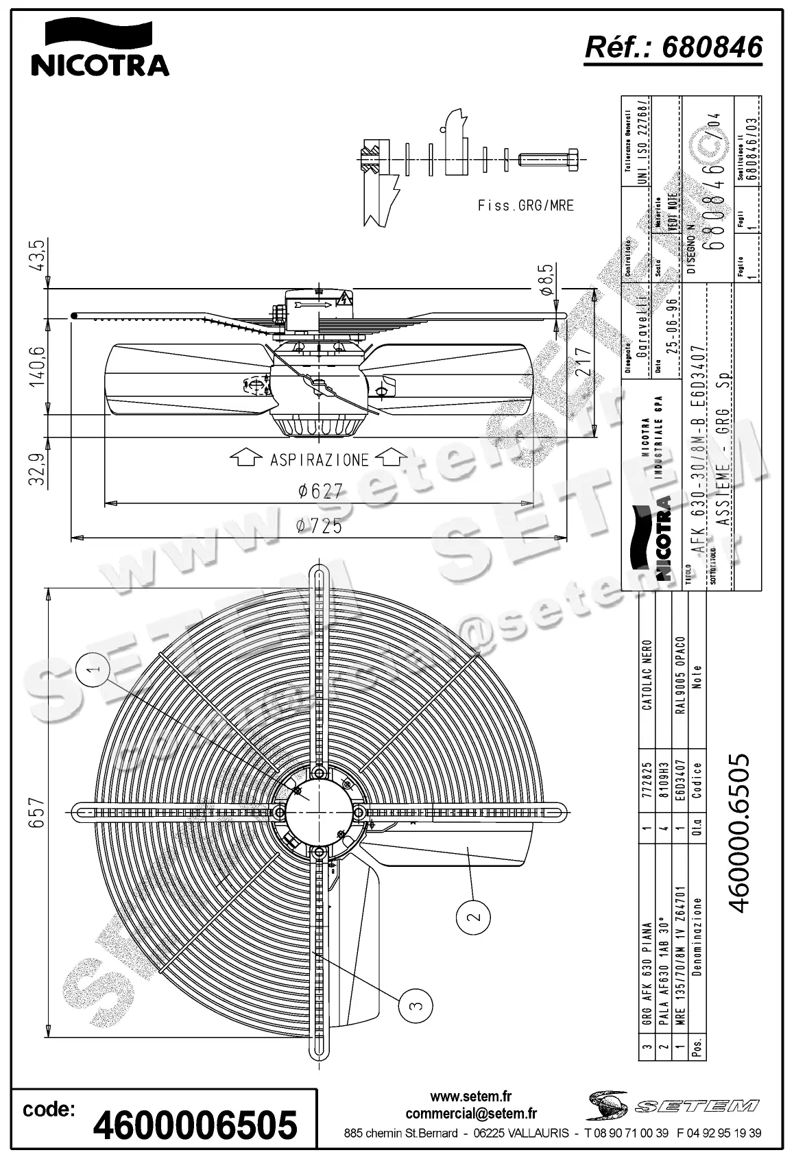 4624006505-VENTILATEUR NICOTRA GEBHARDT AFK630.30/8M.B E6D3407 *680846* 2