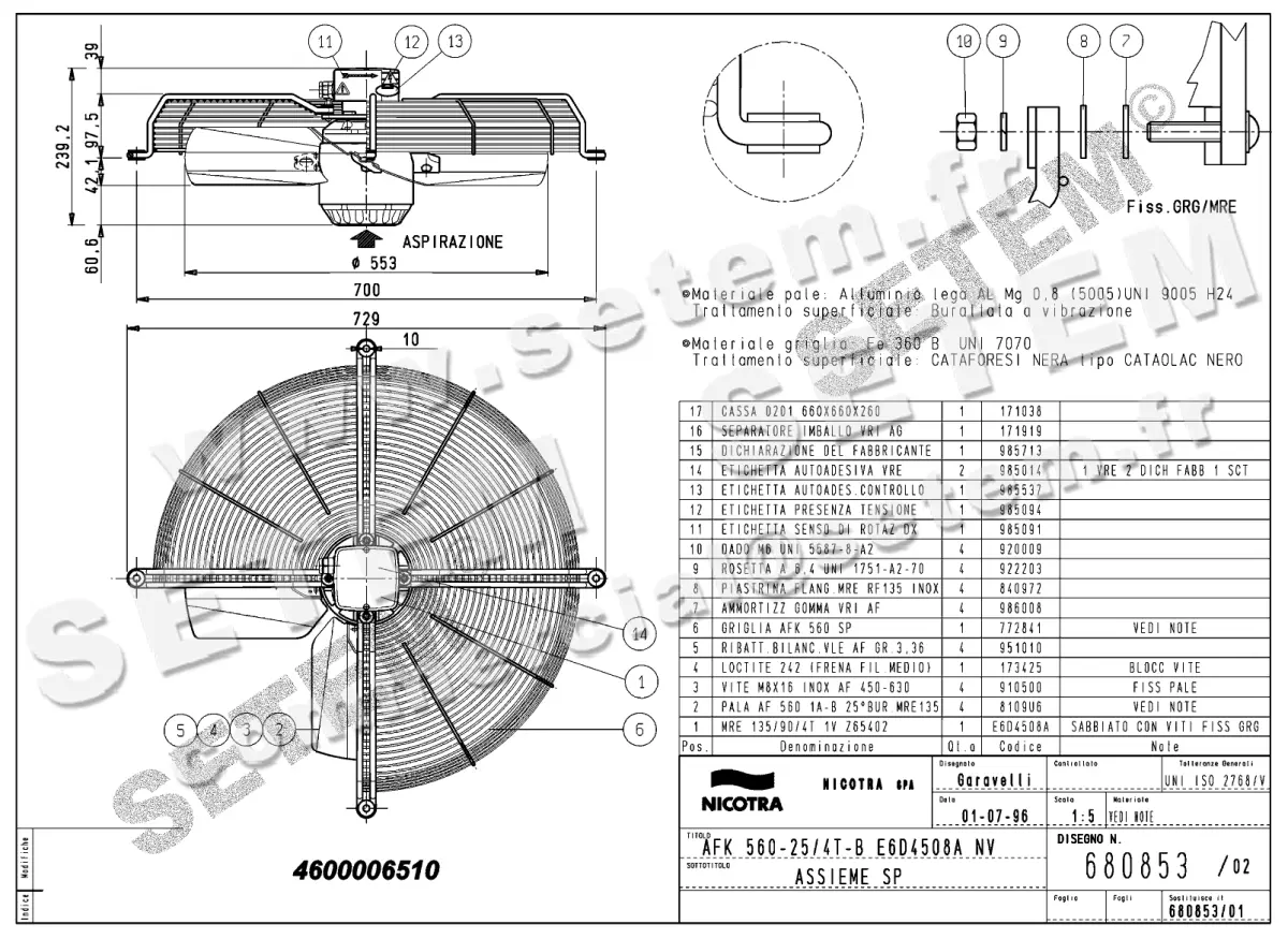 4624006510-VENTILATEUR NICOTRA GEBHARDT AFK560.25.4TB *680853*