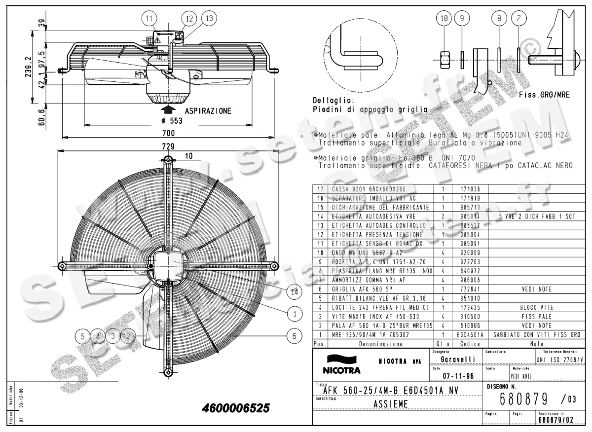 4624006525-VENTILATEUR NICOTRA GEBHARDT AFK560.25.4MB *680879*