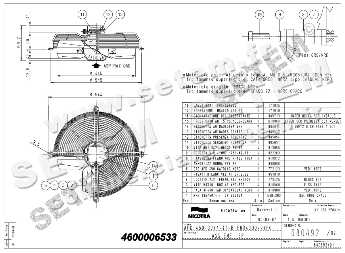 4624006533-VENTILATEUR NICOTRA GEBHARDT AFK450.30.4TB E6D4303 *680892*