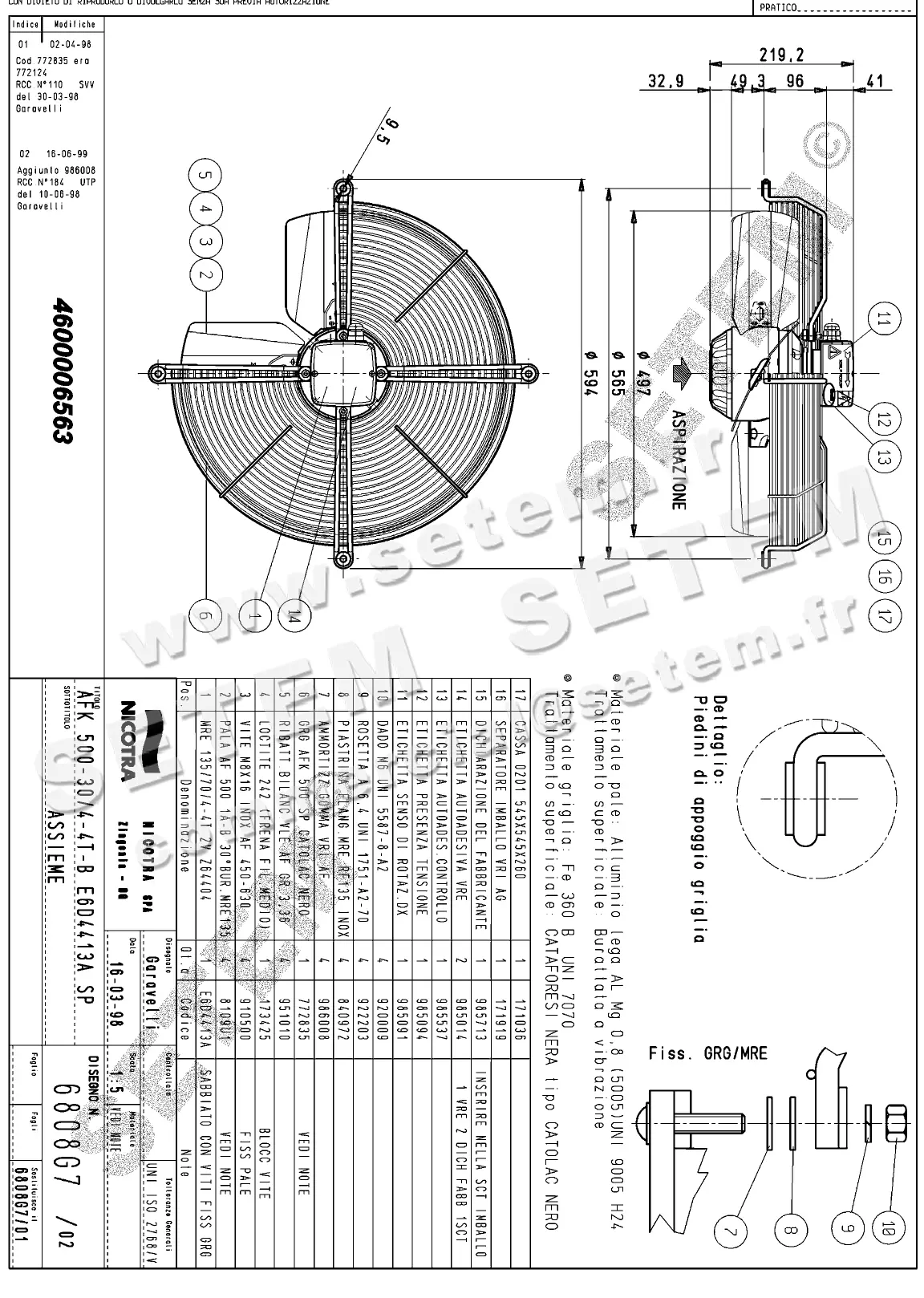 4624006563-VENTILATEUR NICOTRA GEBHARDT AFK500.30.4TB *6808G7*