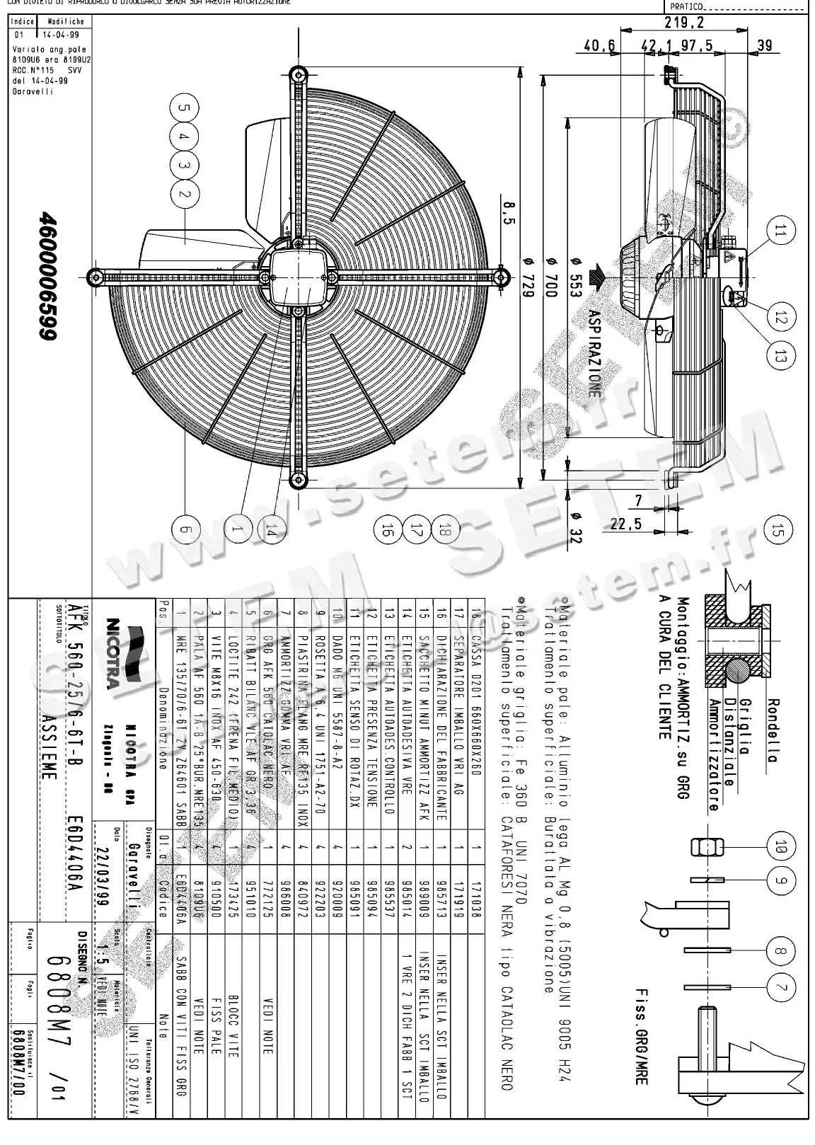 4624006599-VENTILATEUR NICOTRA GEBHARDT AFK560.25.6TB *6808M7*