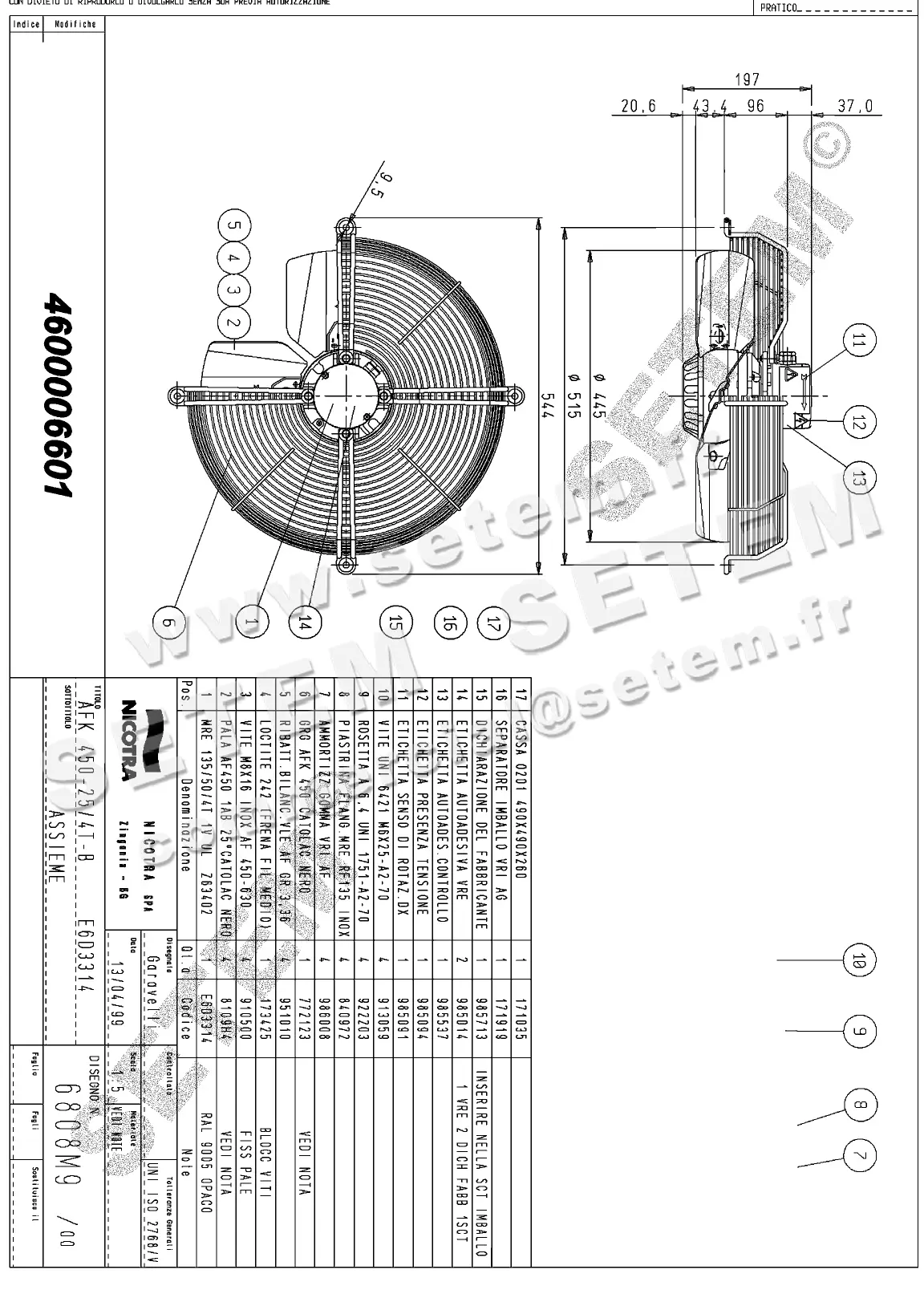 4624006601-VENTILATEUR NICOTRA GEBHARDT AFK450.25.4TB *6808M9*