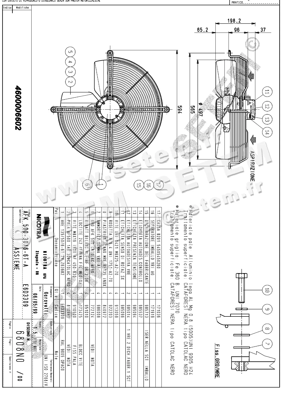 4624006602-VENTILATEUR NICOTRA GEBHARDT AFK500.30/6.6T.A E6D3309 *6808N0* 2
