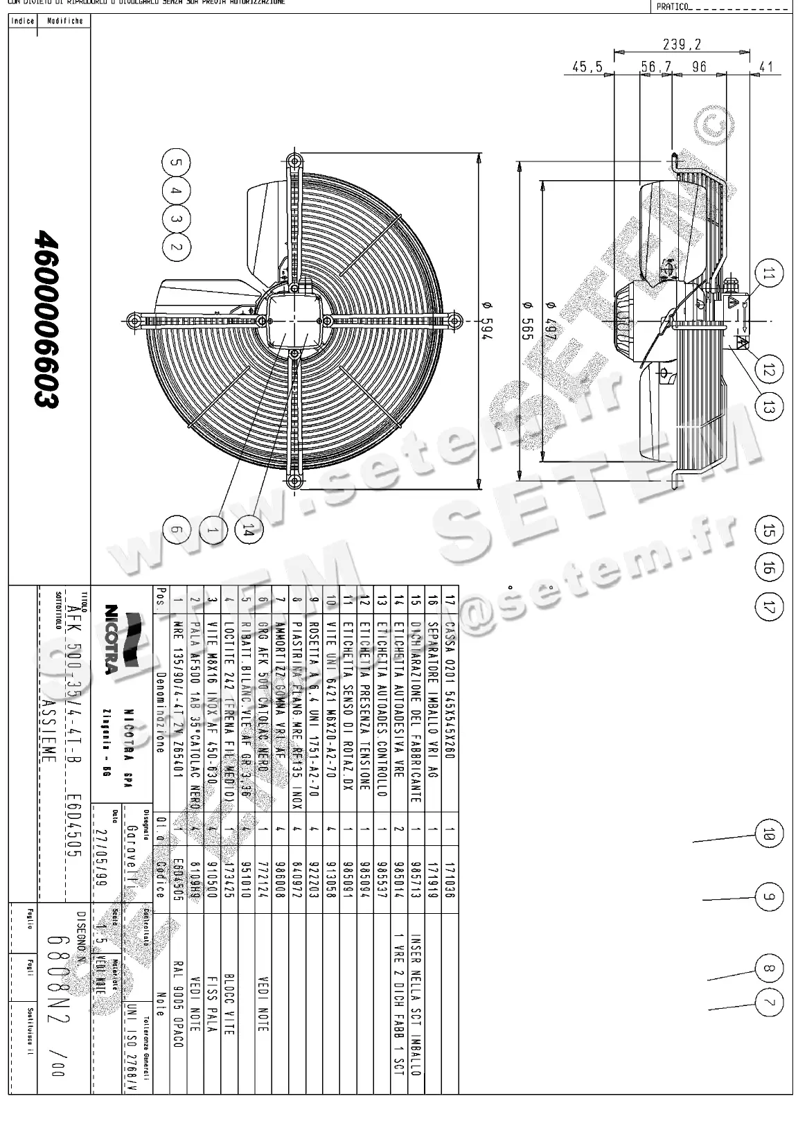 VENTILATEUR AFK500.35.4TB *6808N2*
