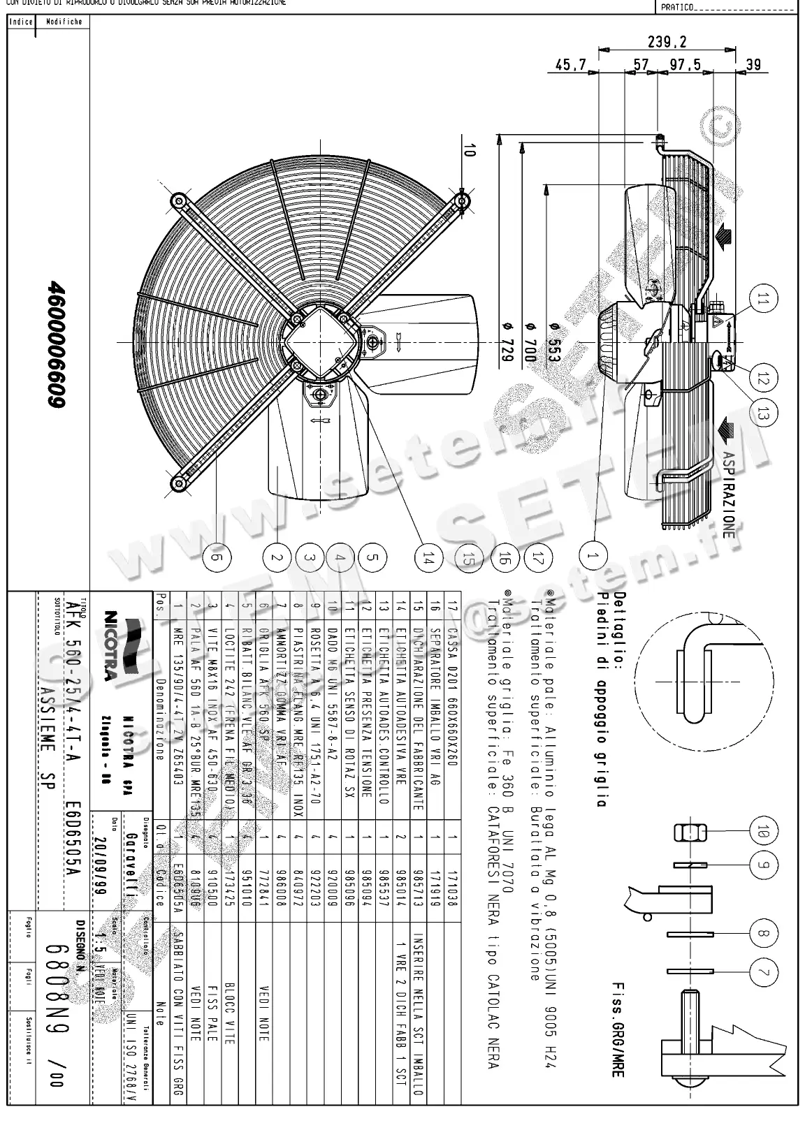 4624006609-VENTILATEUR NICOTRA GEBHARDT AFK560.25.4TA *6808N9*