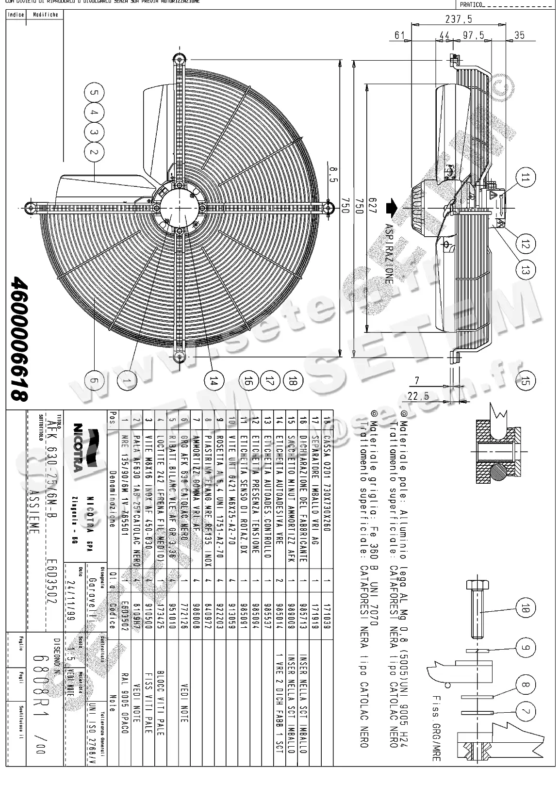 4624006618-VENTILATEUR NICOTRA GEBHARDT AFK630.25.6MB *6808R1*