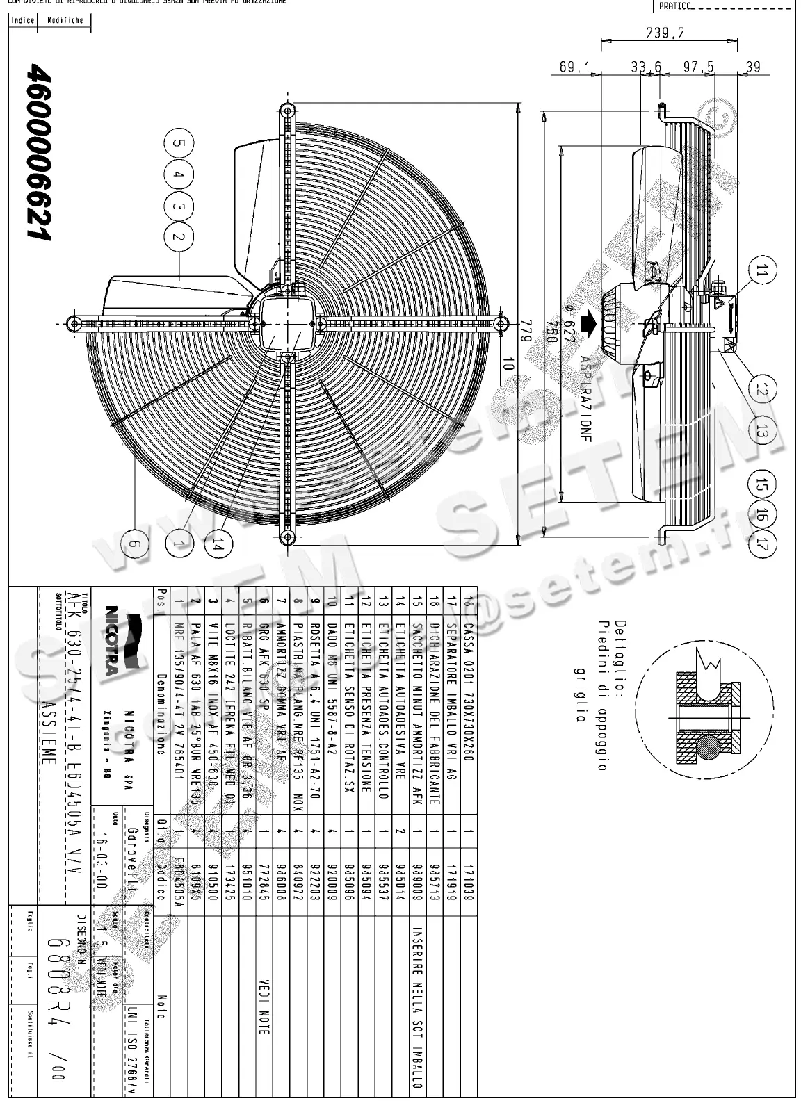 4624006621-VENTILATEUR NICOTRA GEBHARDT AFK630.25.4TB *6808R4*