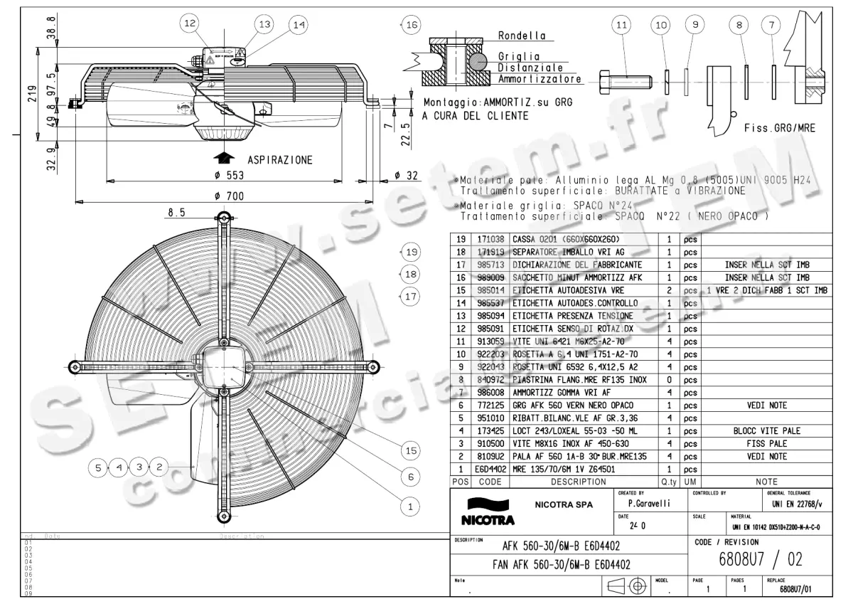 4624006638-VENTILATEUR NICOTRA GEBHARDT AFK560.30.6MB *6808U7*