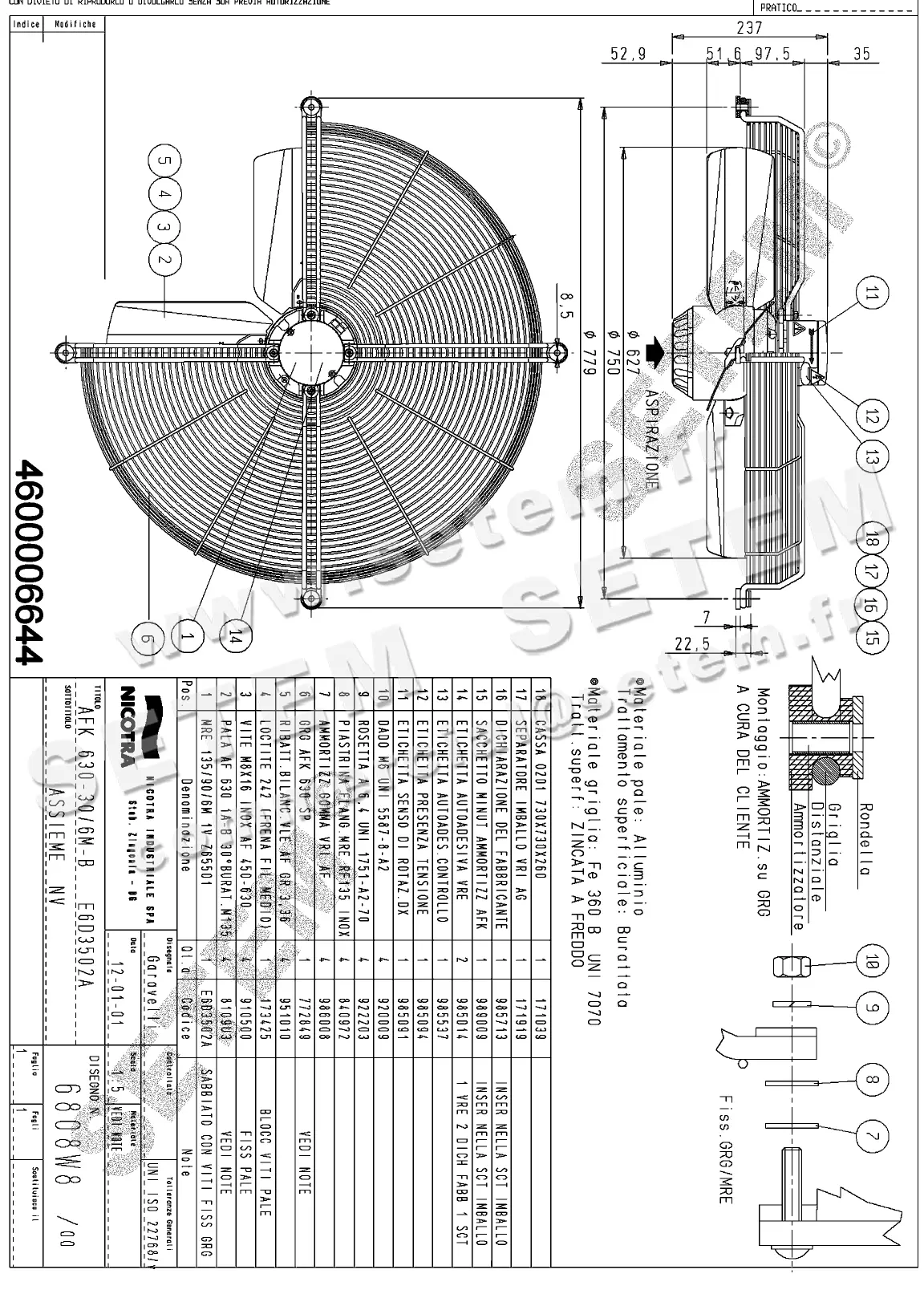 4624006644-VENTILATEUR NICOTRA GEBHARDT AFK630.30.6MB *6808W8*