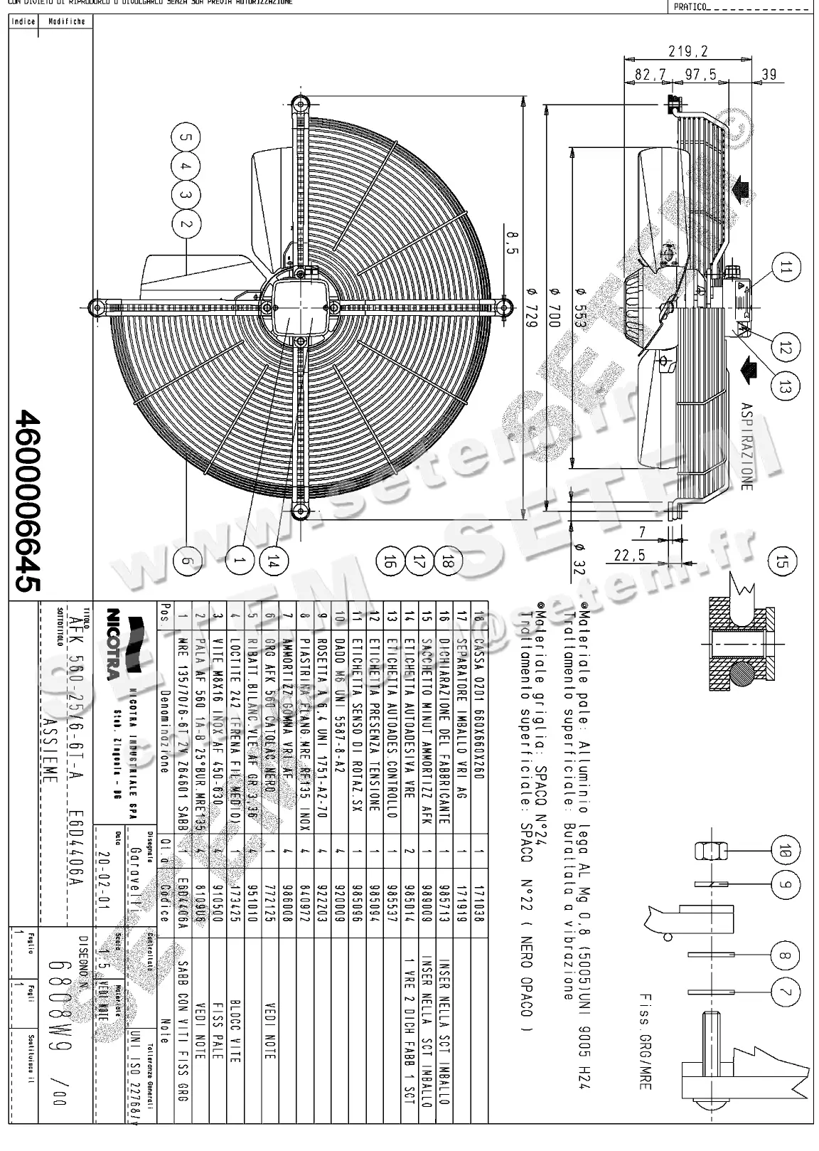 4624006645-VENTILATEUR NICOTRA GEBHARDT AFK560.25.6TA *6808W9*