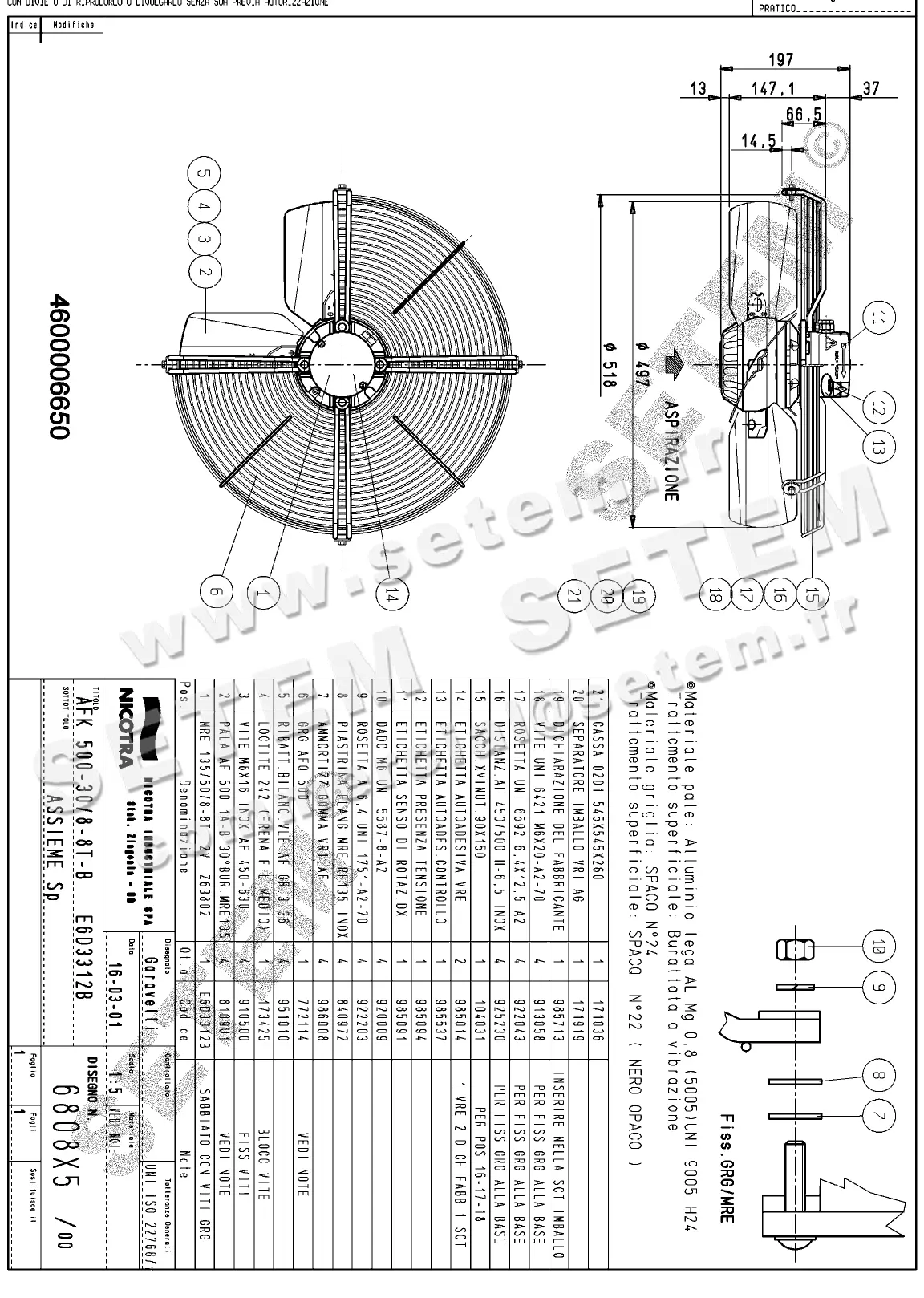 4624006650-VENTILATEUR NICOTRA GEBHARDT AFK500.30.8TB *6808X5*