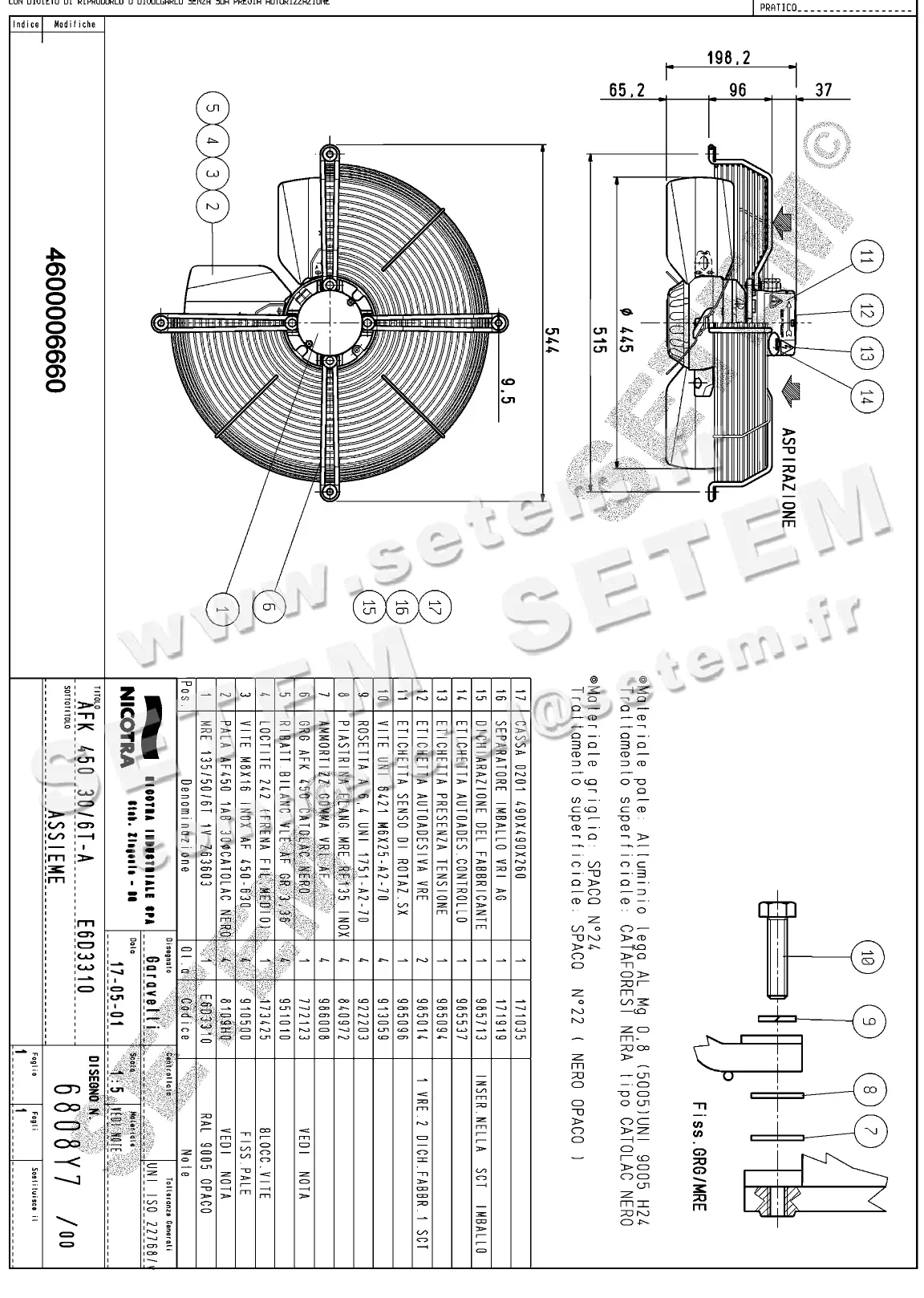 4624006660-VENTILATEUR NICOTRA GEBHARDT AFK450.30.6TA *6808Y7*