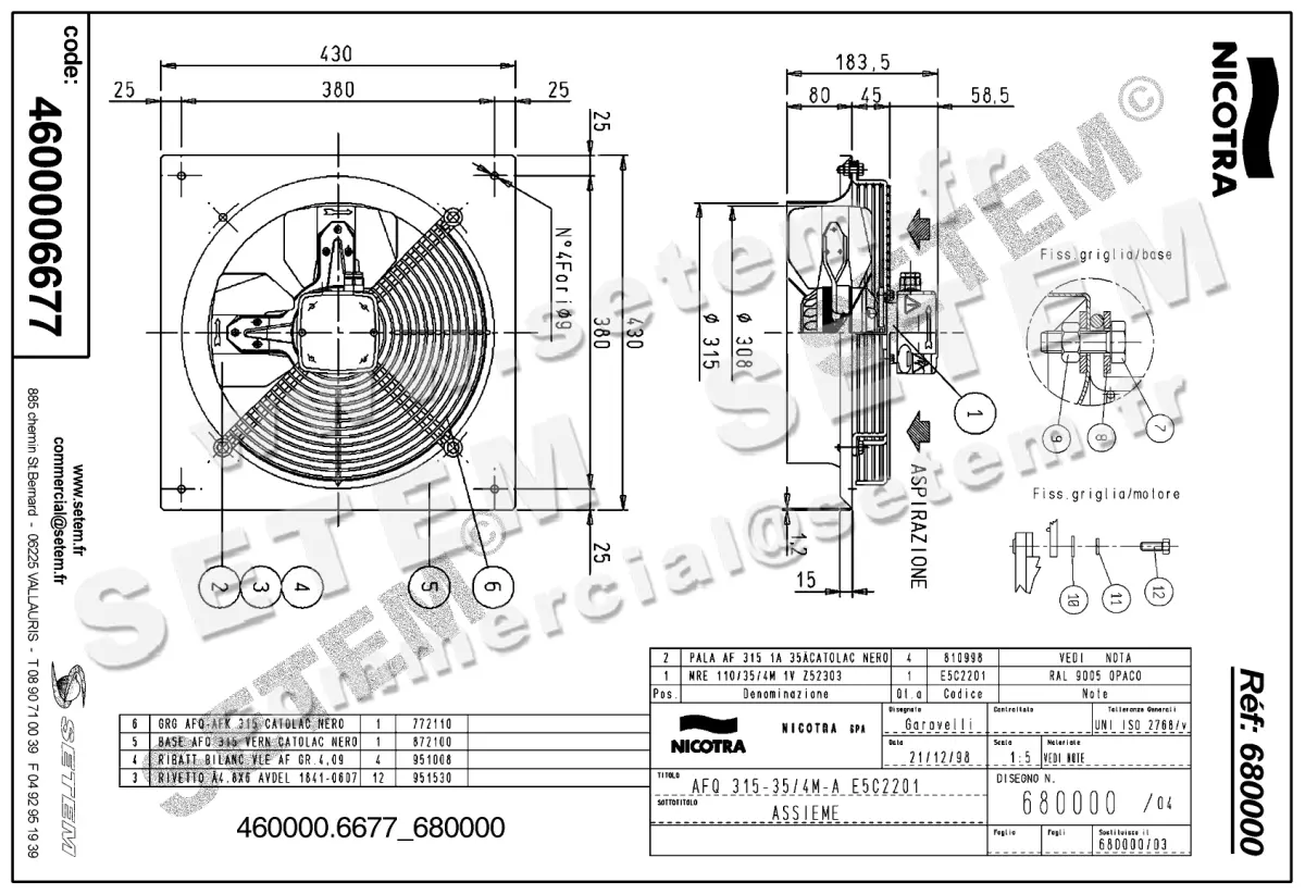 4624006677-VENTILATEUR NICOTRA GEBHARDT AFQ315.35/4M.A E5C2201 *680000* 2