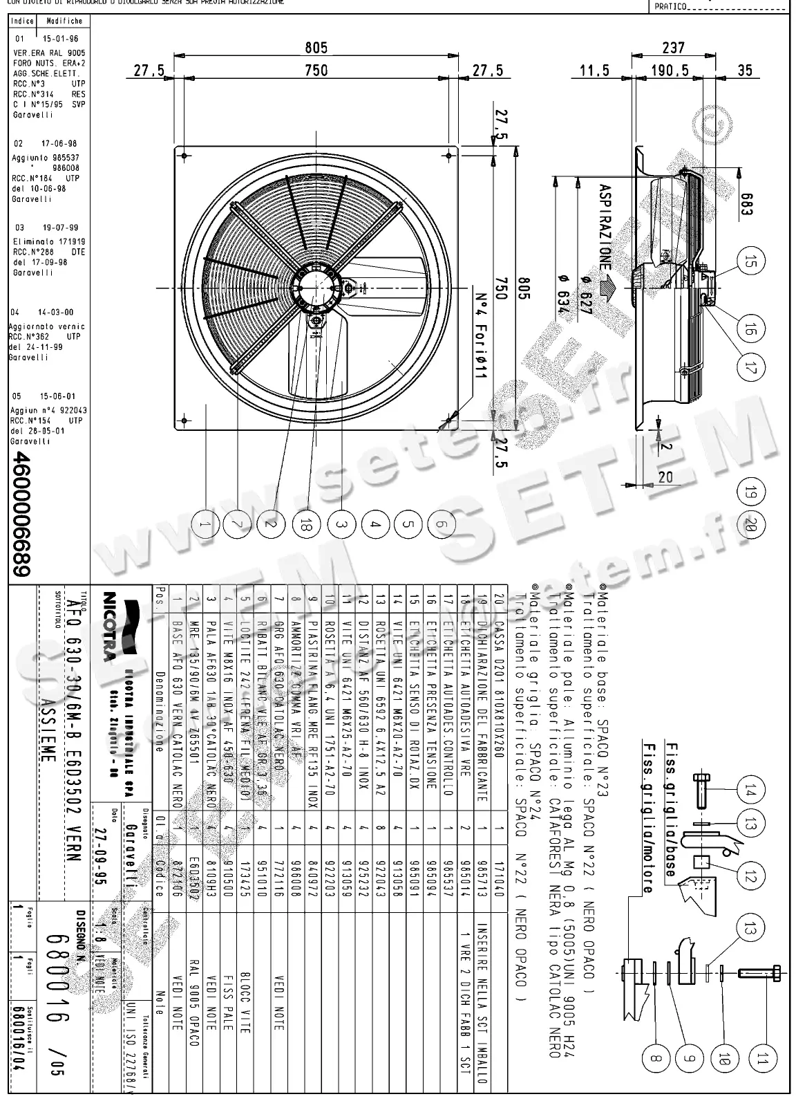 4624006689-VENTILATEUR NICOTRA GEBHARDT AFQ630.30/6M.B E6D3502 *680016*