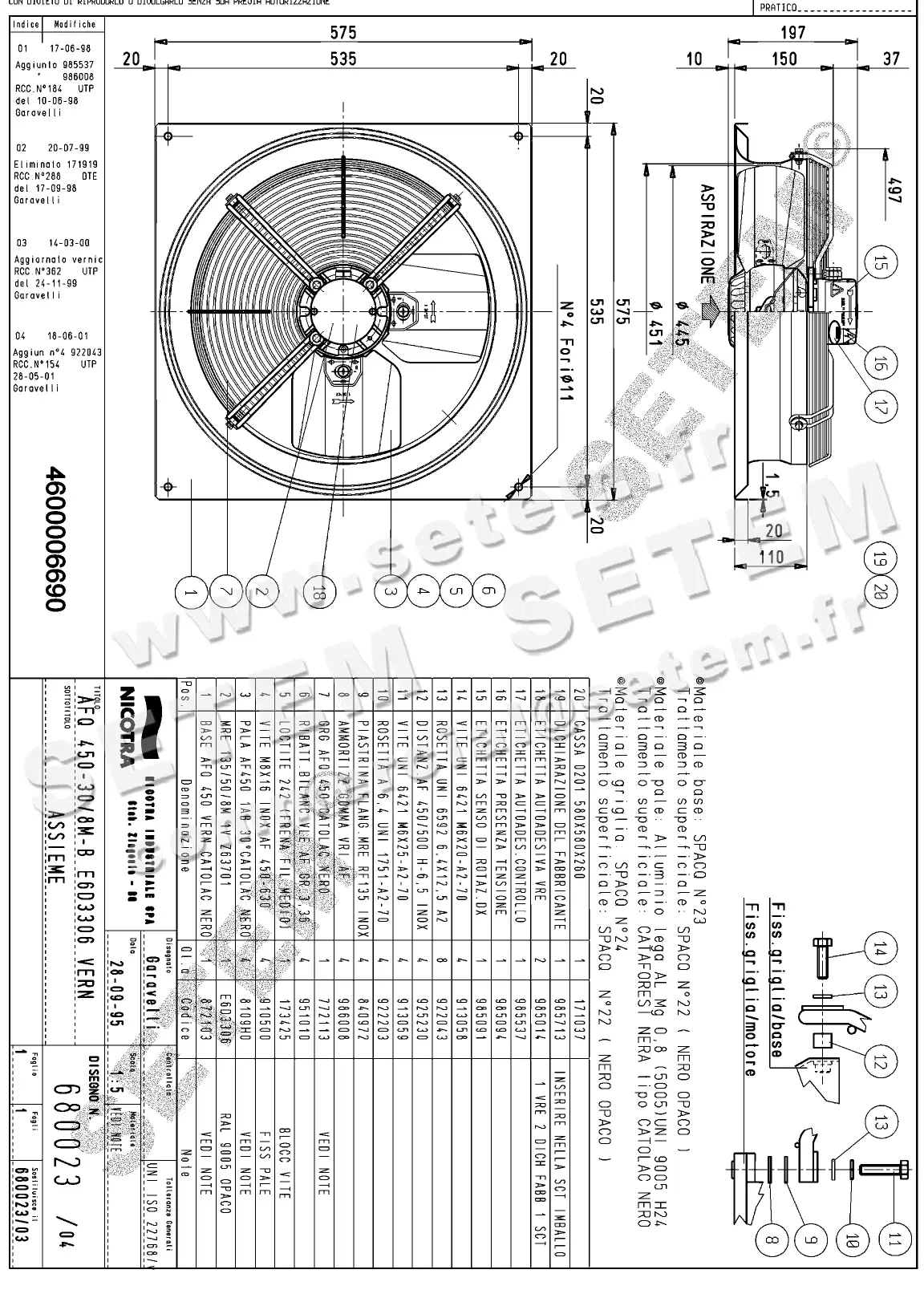 4624006690-VENTILATEUR NICOTRA GEBHARDT AFQ450.30/8M.B E6D3306 *680023*