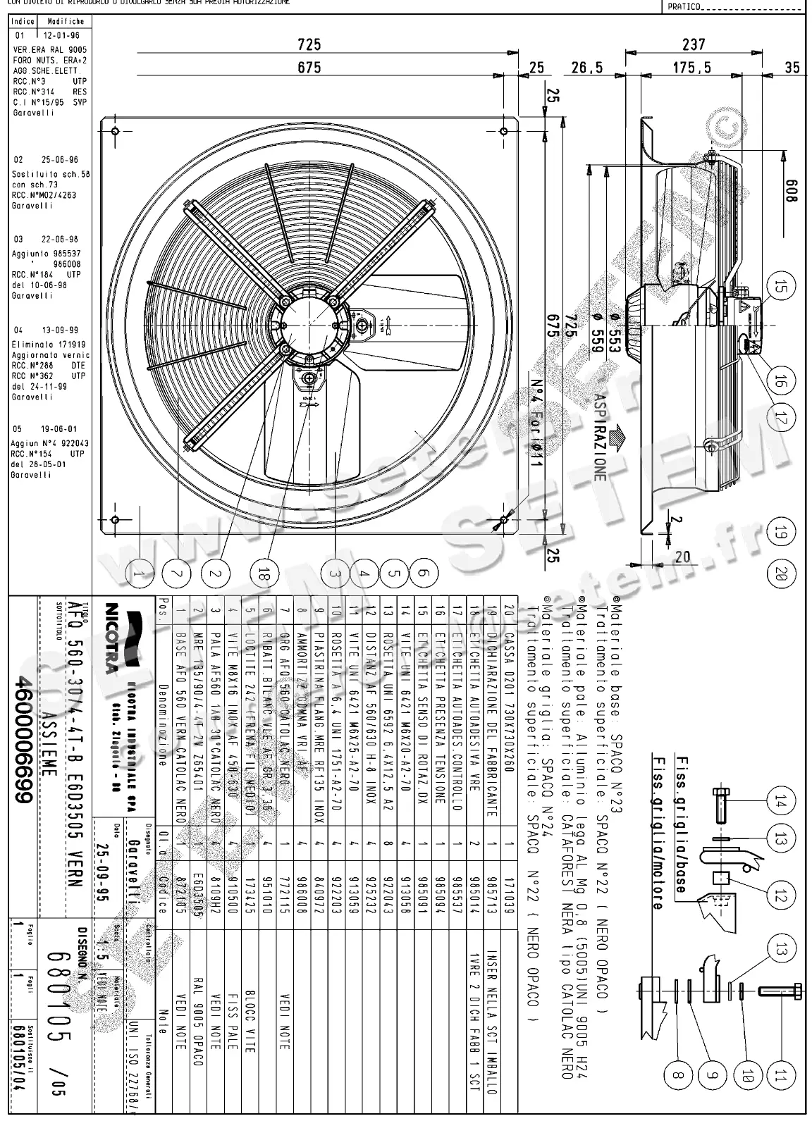 4624006699-VENTILATEUR NICOTRA GEBHARDT AFQ560.30/4.4T.B E6D3505 *680105*