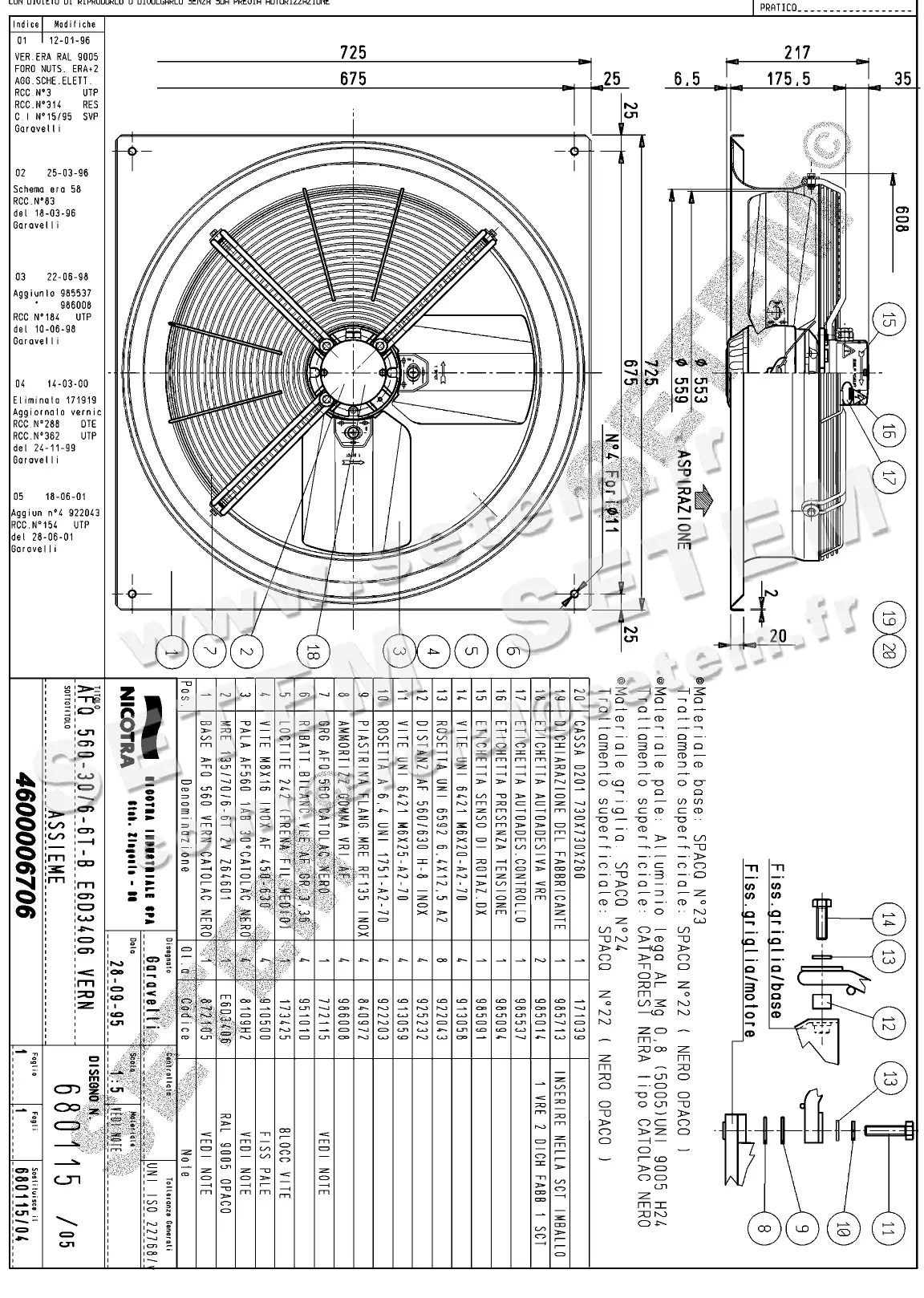 4624006706-VENTILATEUR NICOTRA GEBHARDT AFQ560.30/6.6T.B E6D3406 *680115*