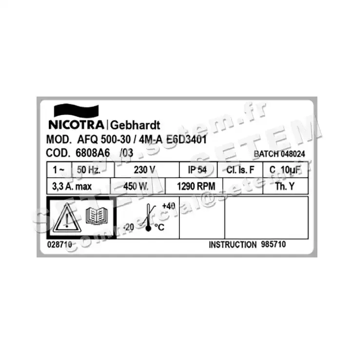 4624006760-VENTILATEUR NICOTRA GEBHARDT AFQ500.30/4M.A E6D3401 *6808A6* 3