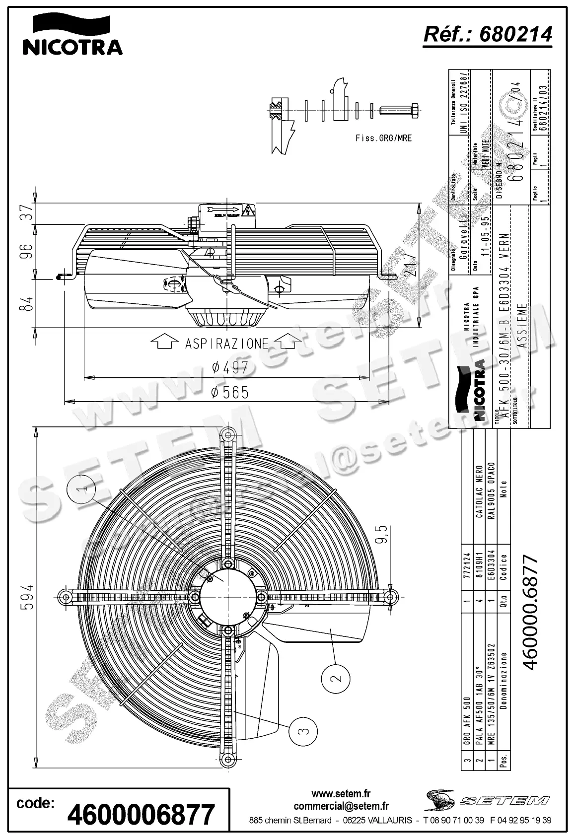 4624006877-VENTILATEUR NICOTRA GEBHARDT AFK500.30/6M.B E6D3304 *680214* 2