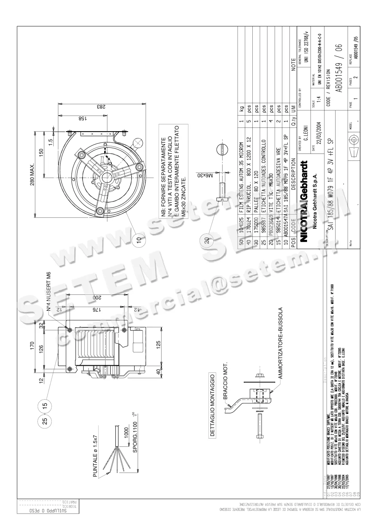 4624006964-VENTILATEUR NICOTRA GEBHARDT SAI185/88 4P M230V 3V M079 +BR *AB001549*