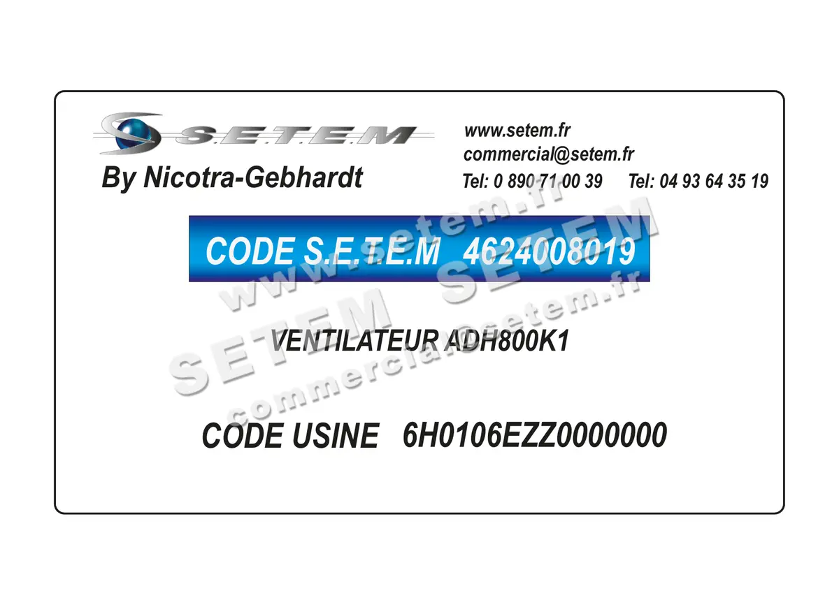 4624008019-VENTILATEUR NICOTRA GEBHARDT ADH800K1 *6H0106EZZ0000000* 4