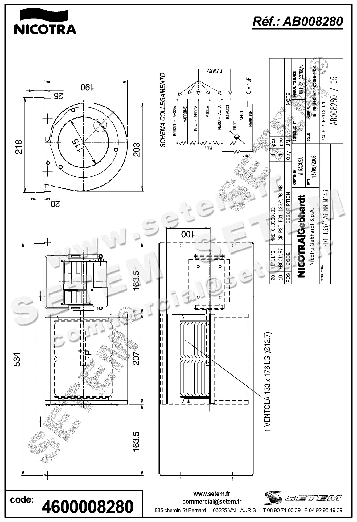 4624008280-GMV NICOTRA GEBHARDT DDA133/176NB M146 *AB008280* 2