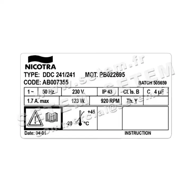 4624008355-VENTILATEUR NICOTRA GEBHARDT DDC241/241 123W 6P M230V 1V PB022695 +BR *AB007355* 3