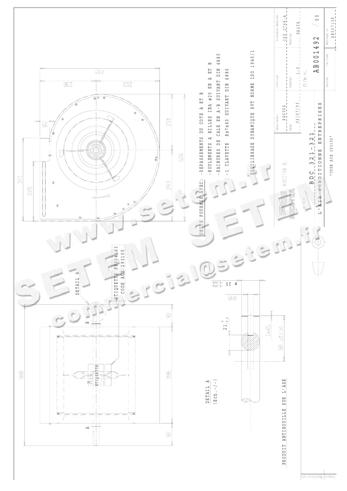 4624008492-VENTILATEUR NICOTRA GEBHARDT BDC321X321 *AB001492*