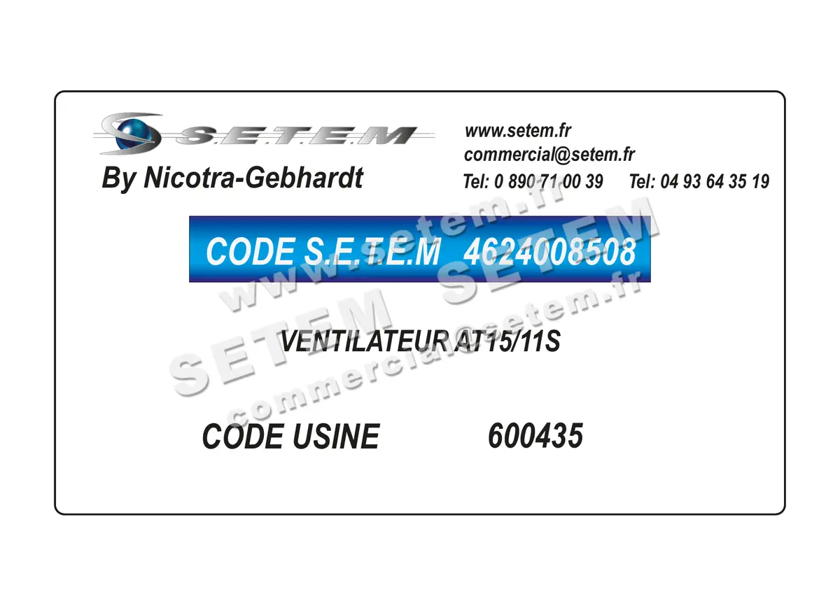 4624008508-VENTILATEUR NICOTRA GEBHARDT AT15/11S *600435*