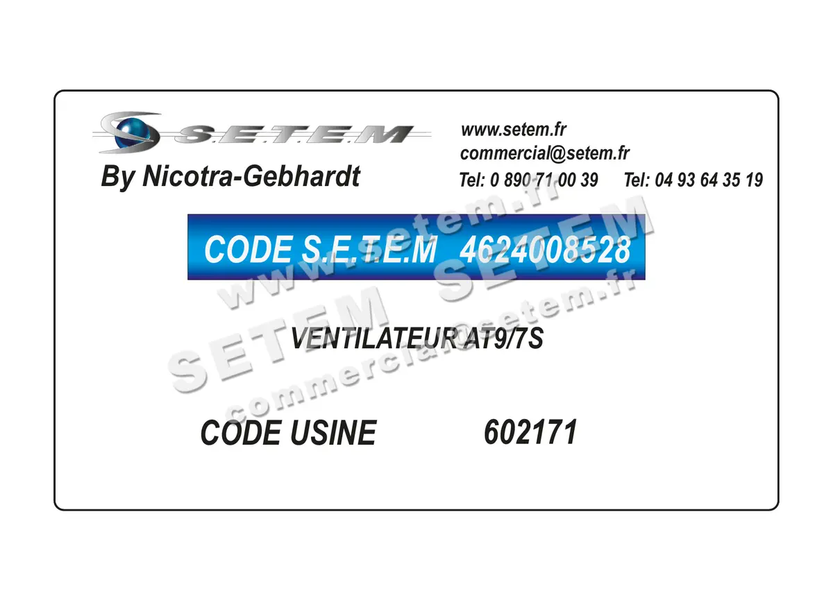 4624008528-VENTILATEUR NICOTRA GEBHARDT AT9/7S *602171* 4