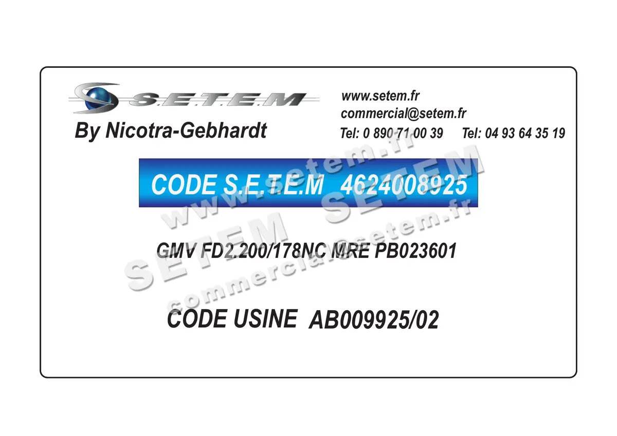 4624008925-GMV NICOTRA GEBHARDT FD2.200/178NC MRE PB023601 *AB009925/02* 4