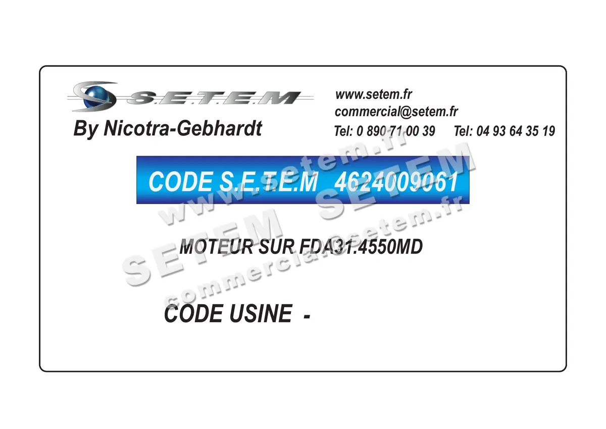 4624009061-MOTEUR NICOTRA GEBHARDT SUR FDA31.4550MD