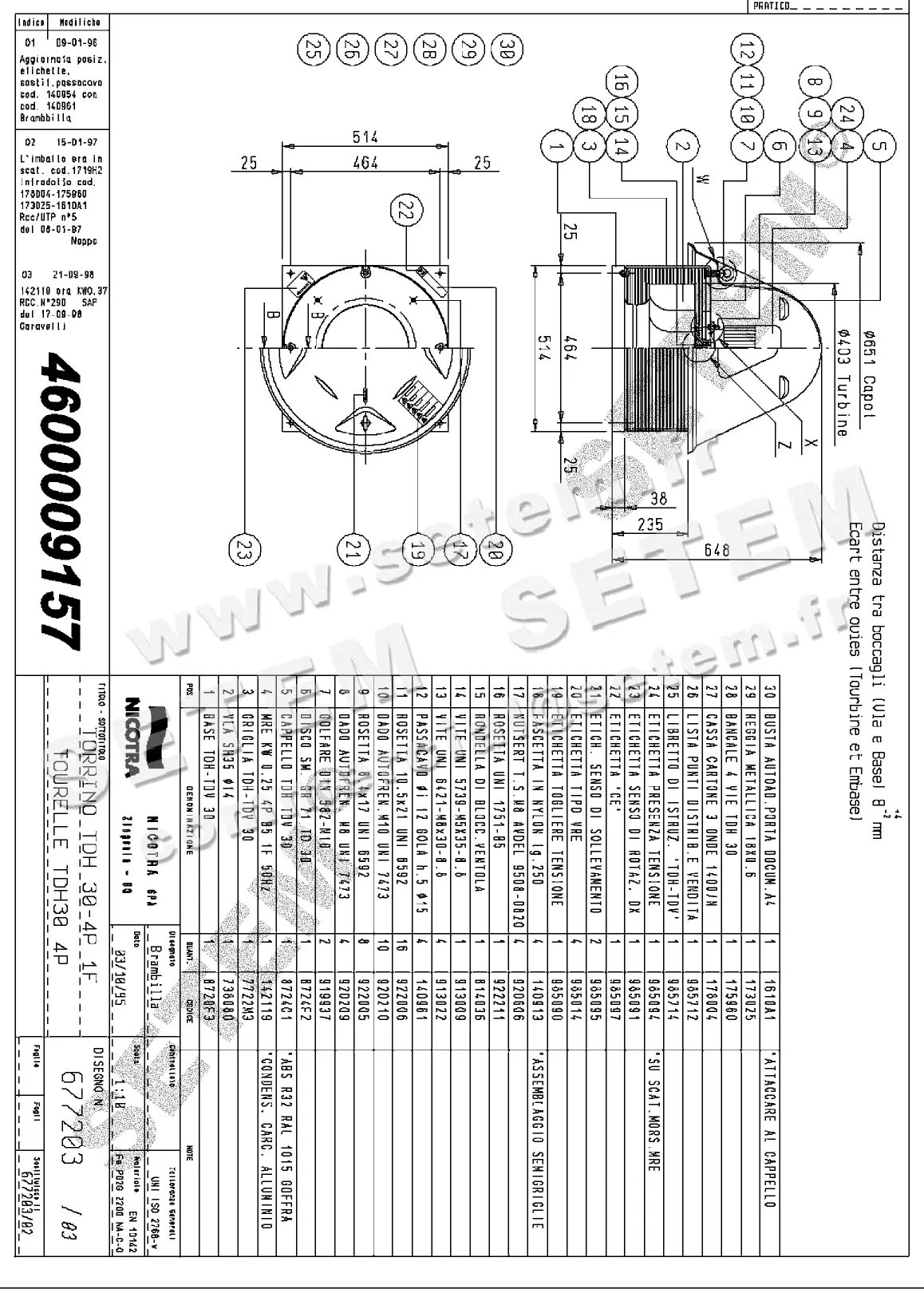 4624009157-TOURELLE NICOTRA GEBHARDT TDH30 4P M230V 1V 142119 *677203*