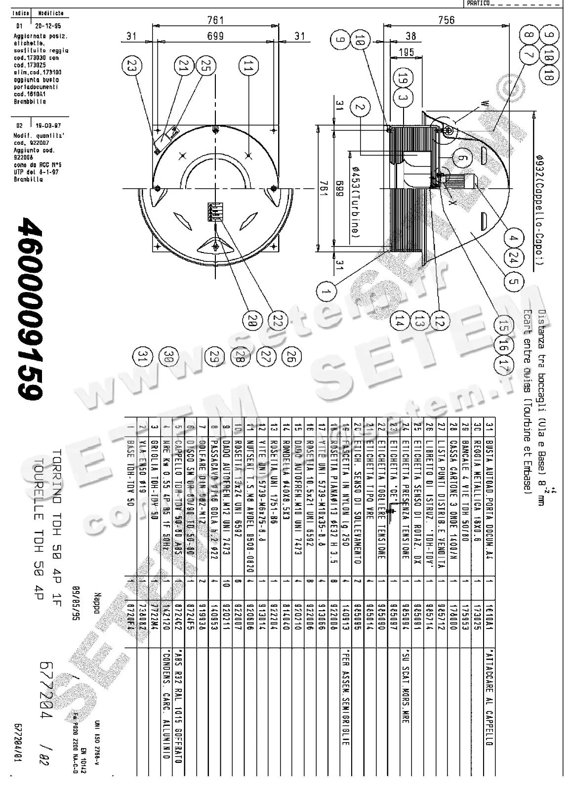 4624009159-TOURELLE NICOTRA GEBHARDT TDH50 4P M230V 1V 142120 *677204*