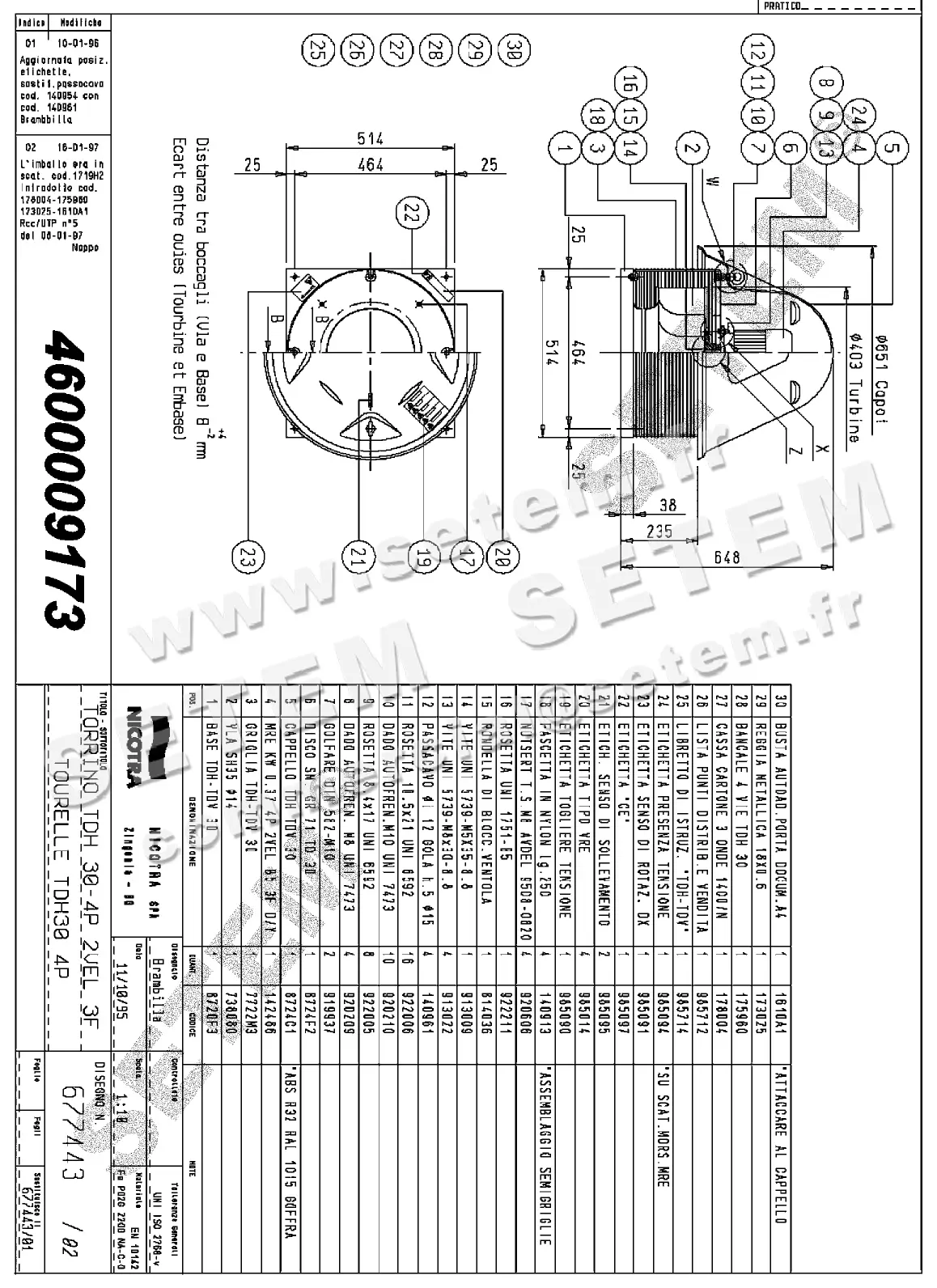 4624009173-TOURELLE NICOTRA GEBHARDT TDH30 4P T400V 1V *677443*