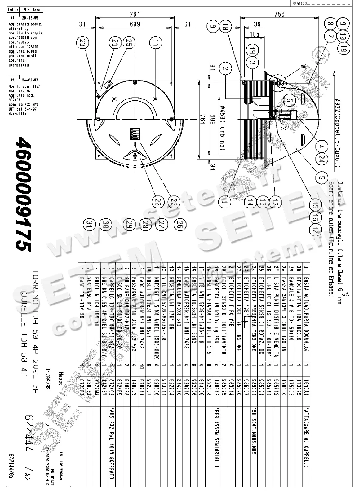 4624009175-TOURELLE NICOTRA GEBHARDT TDH50 4P T400V 1V *677444*