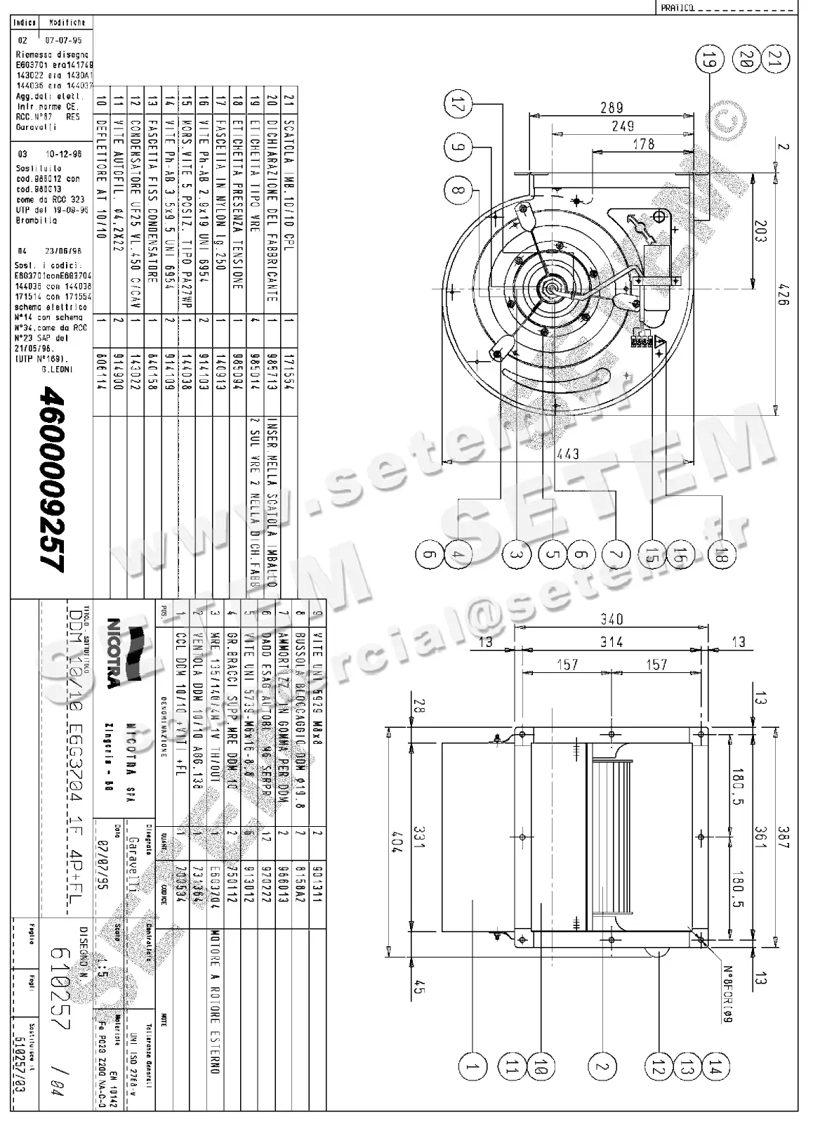 4624009257-VENTILATEUR NICOTRA GEBHARDT DDM10/10 600W 4P M230V 1V E6G3704 +BR *610257*