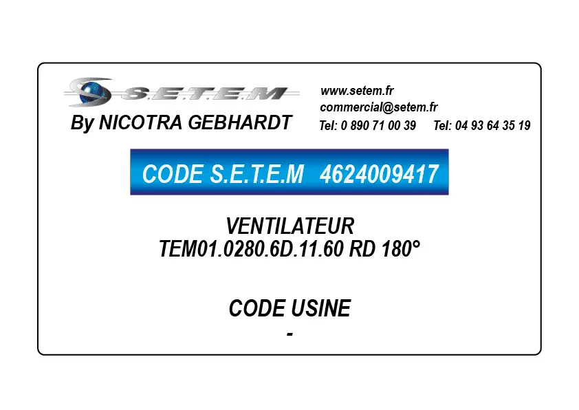4624009417-VENTILATEUR TEM01.0280.6D.11.60 RD 180°