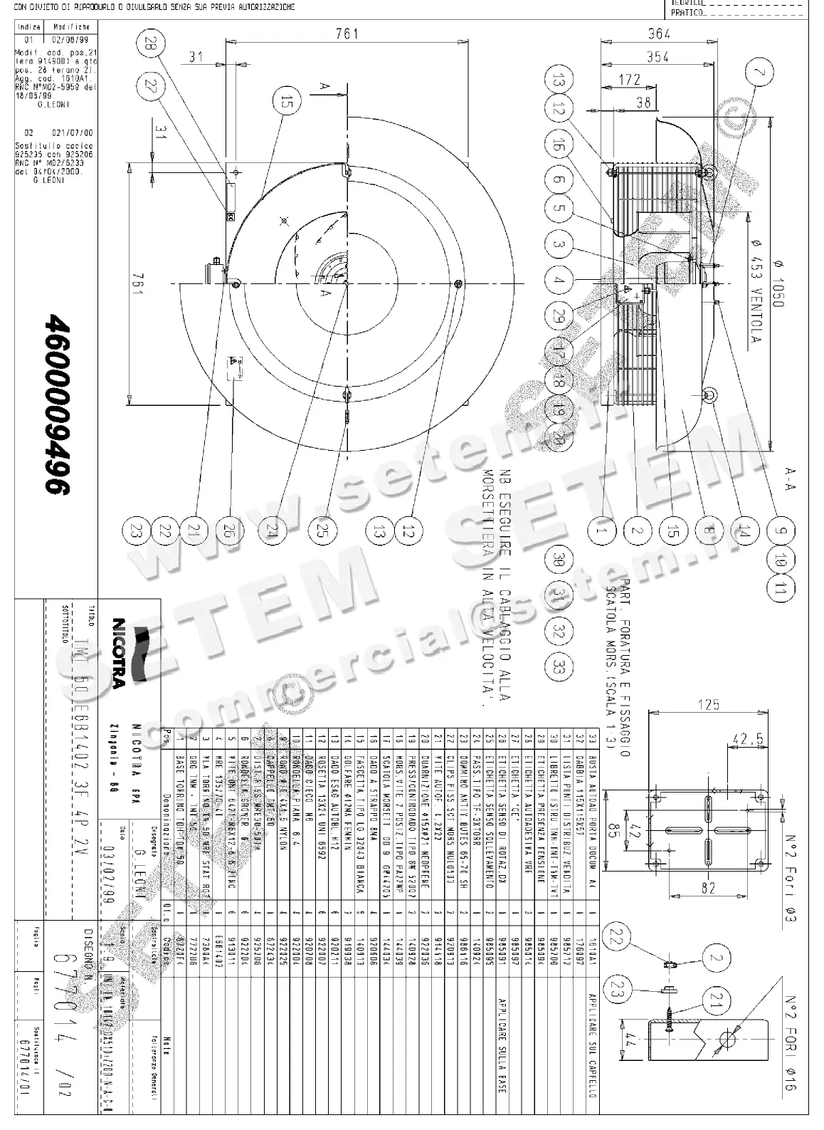 4624009496-TOURELLE NICOTRA GEBHARDT TMT50/4T 1VE/1VT *677014*