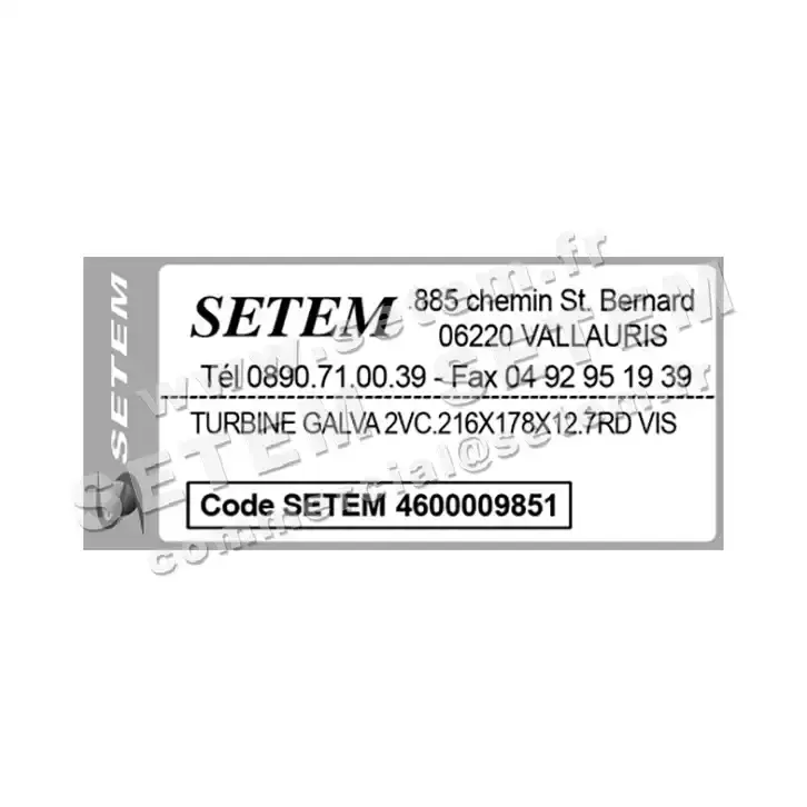 4624009851-TURBINE NICOTRA GEBHARDT 2VC.216X178X12.7RD 3